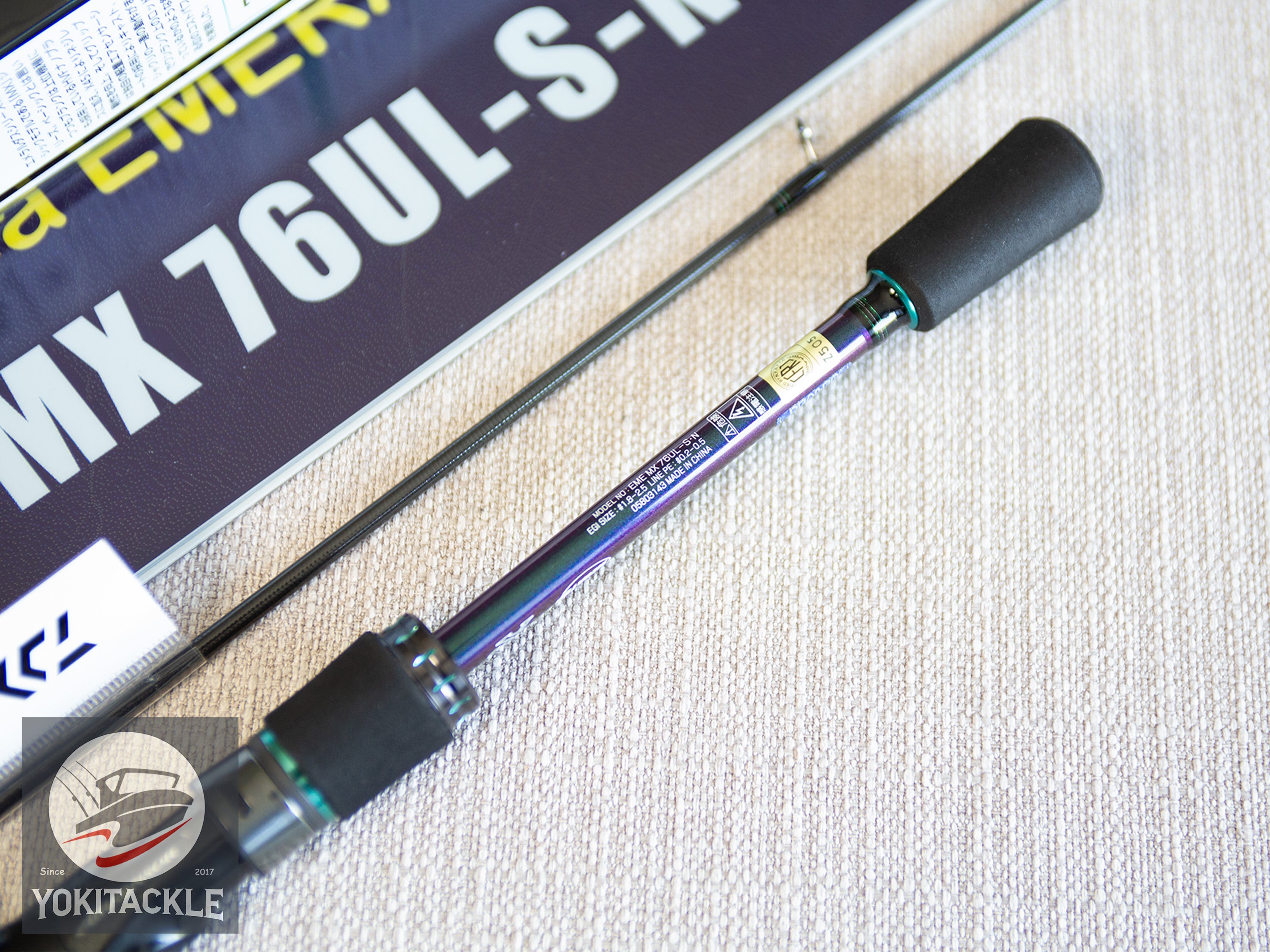 Daiwa EMERALDAS MX 76UL-S-N Spinning Rod for Eging