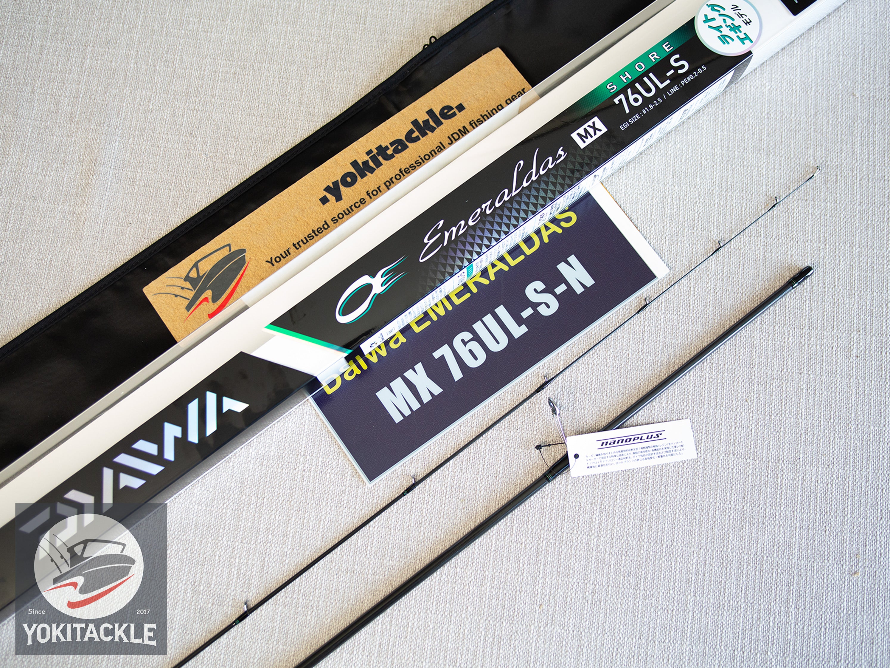 Daiwa EMERALDAS MX 76UL-S-N Spinning Rod for Eging