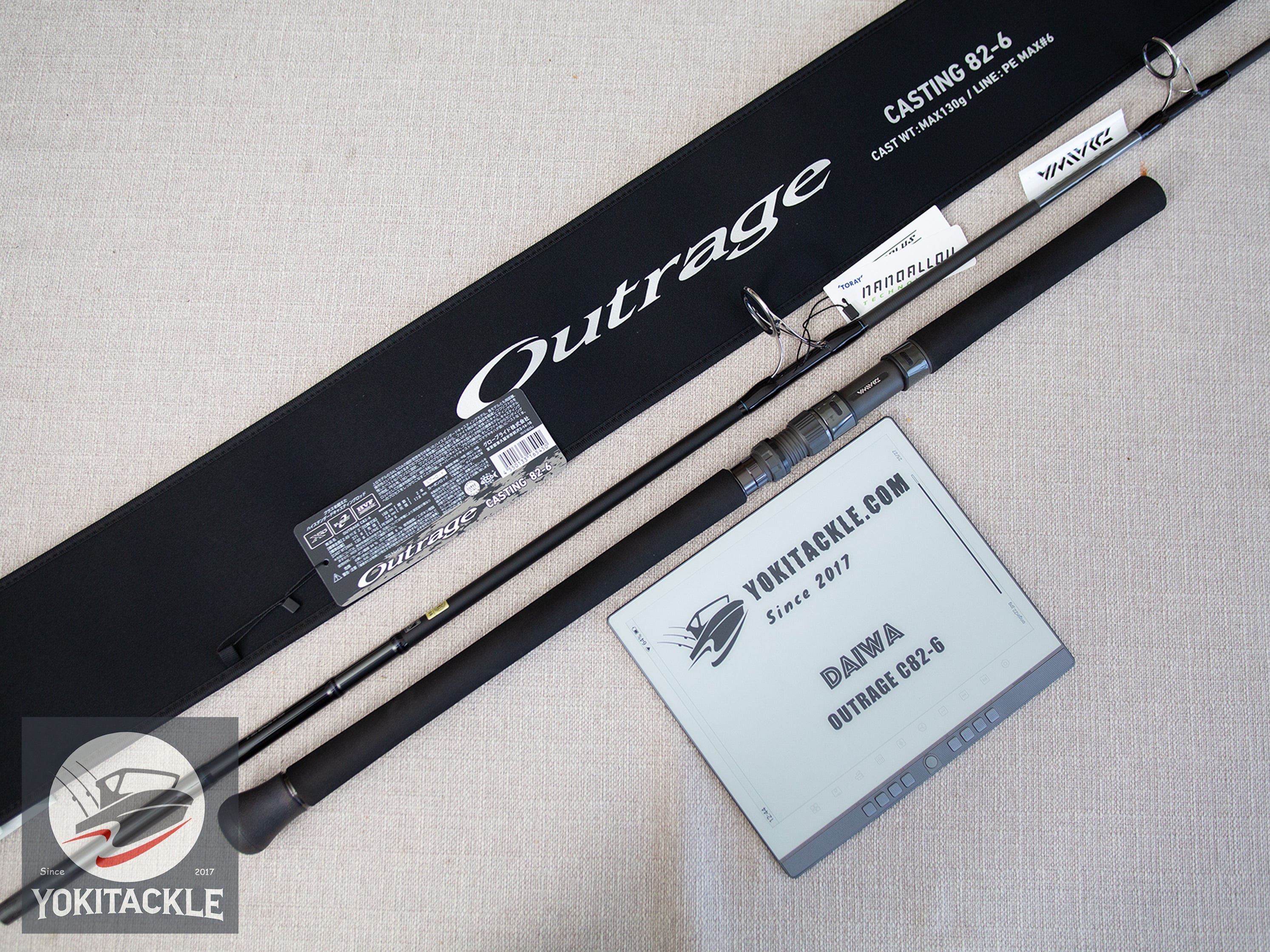 Daiwa 22 OUTRAGE C82-6 Offshore Spinning rod