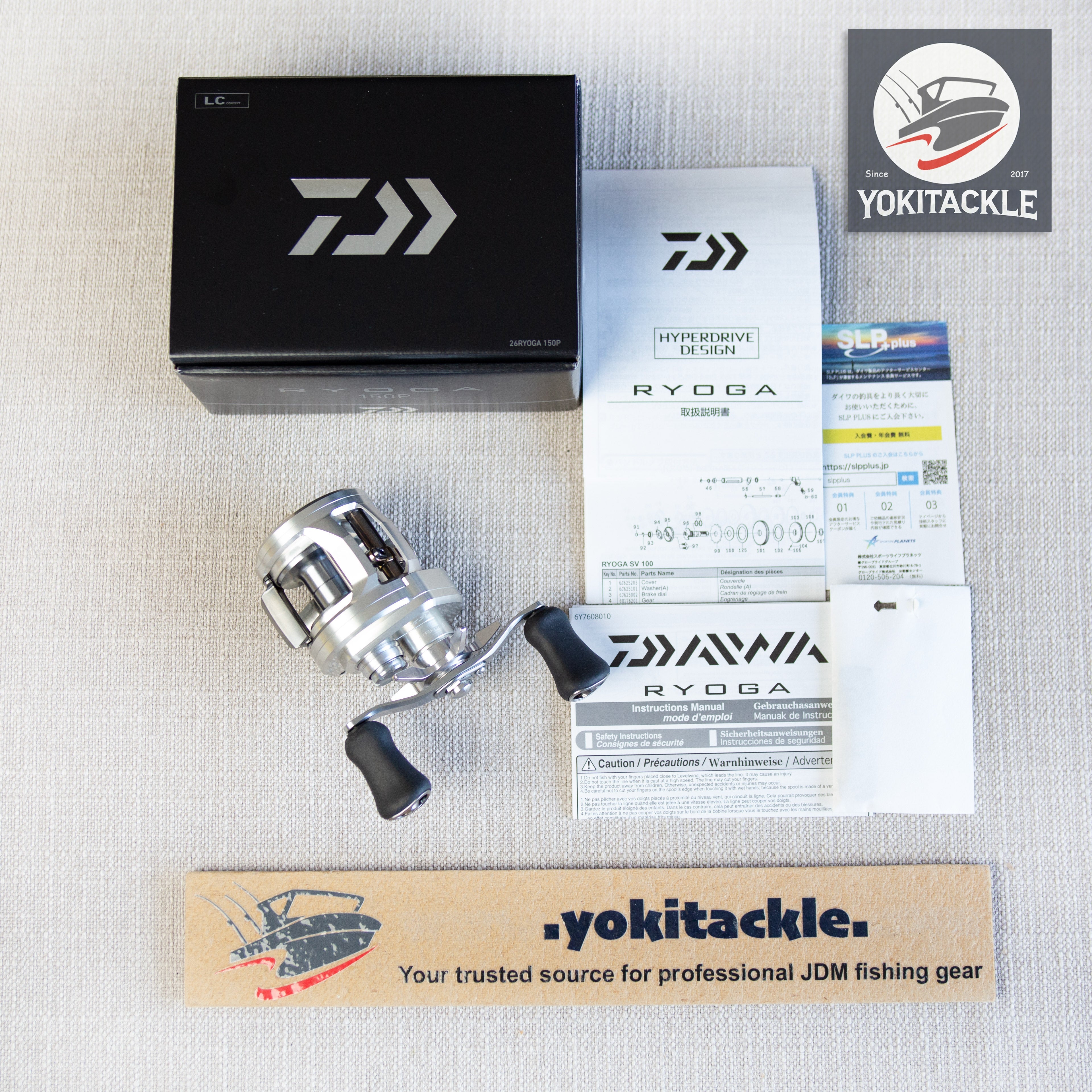 Daiwa 26 RYOGA 150P Baitcasting Reel Right Handle