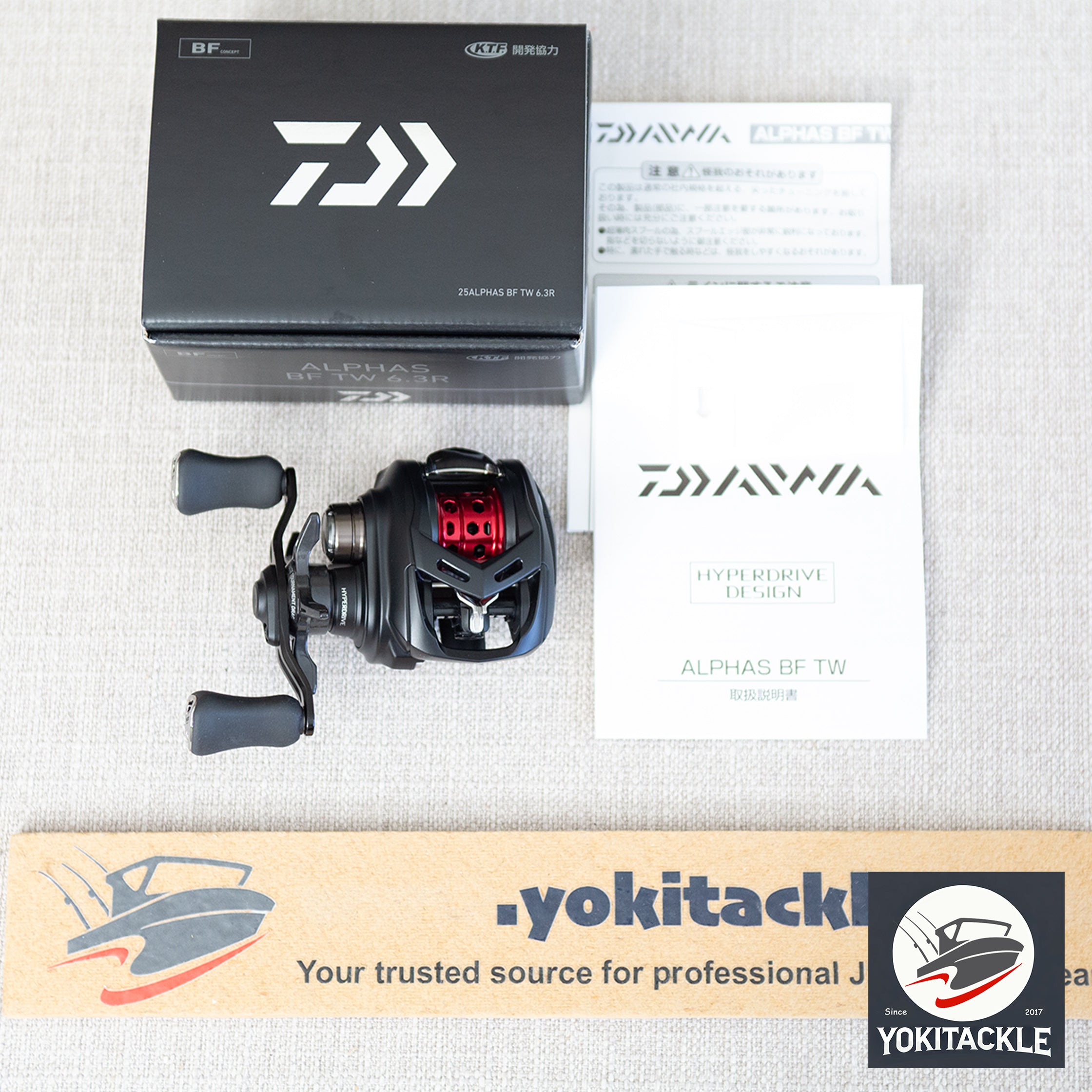Daiwa 25 ALPHAS BF TW 6.3R Baitcasting Reel Fishing Reel