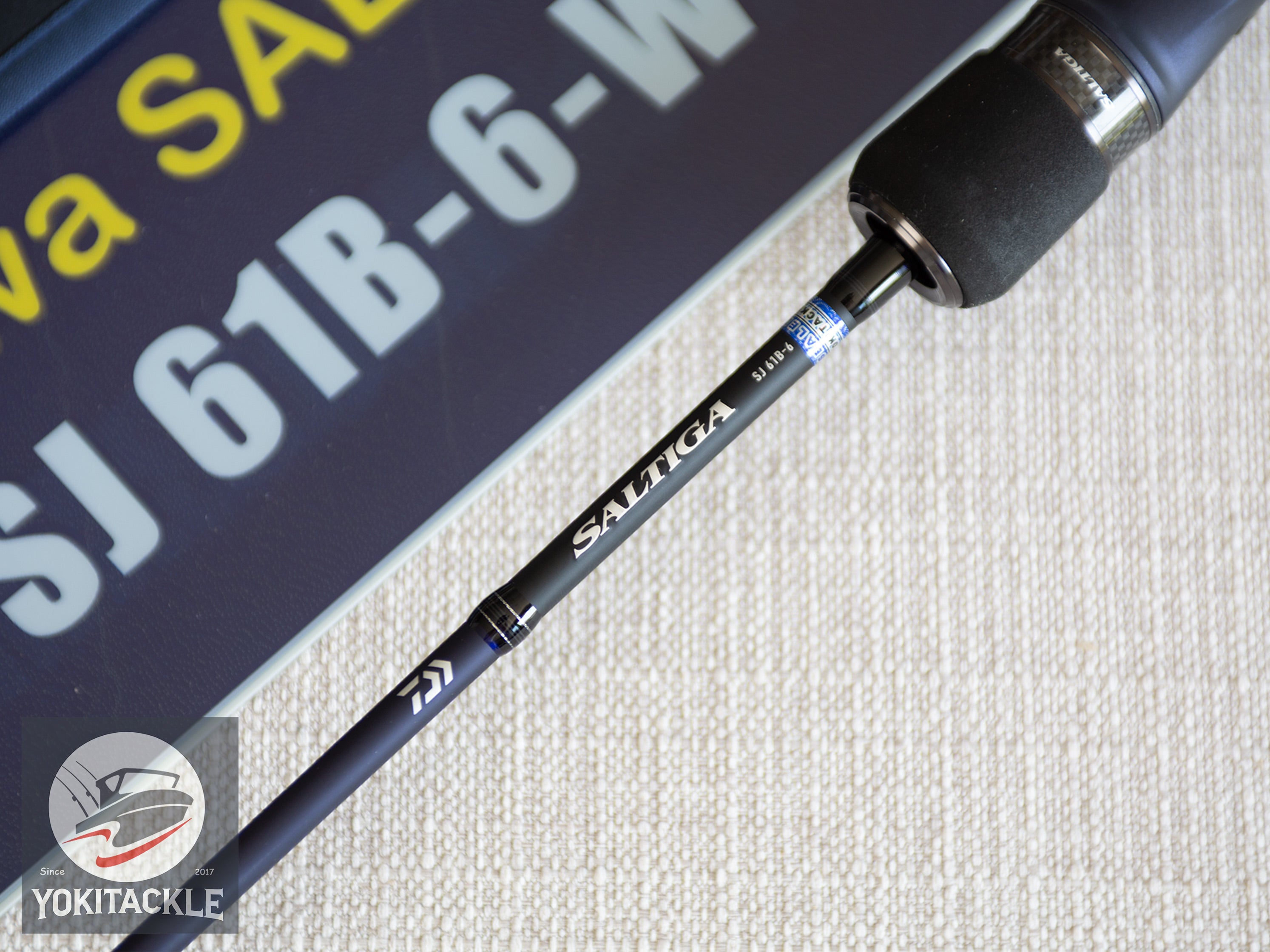 Daiwa SALTIGA SJ 61B-6-W Baitcasting Rod