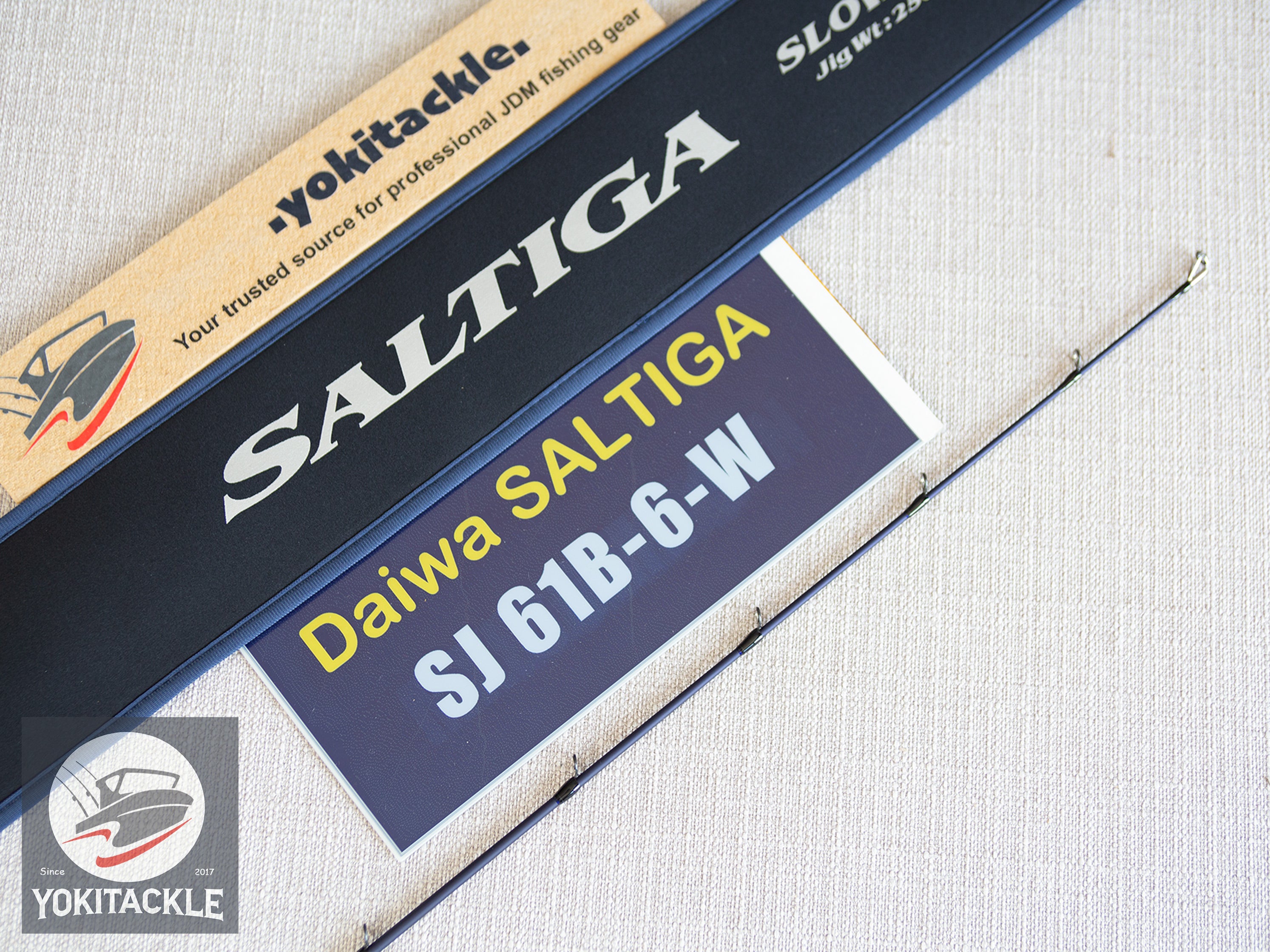 Daiwa SALTIGA SJ 61B-6-W Baitcasting Rod