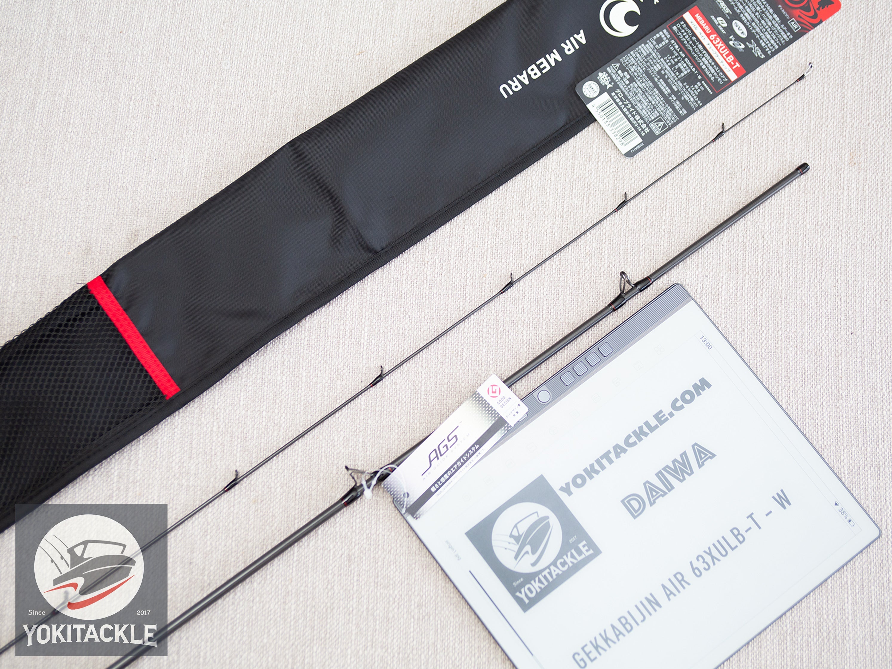 Daiwa GEKKABIJIN AIR 83M-T - W Spinning Rod