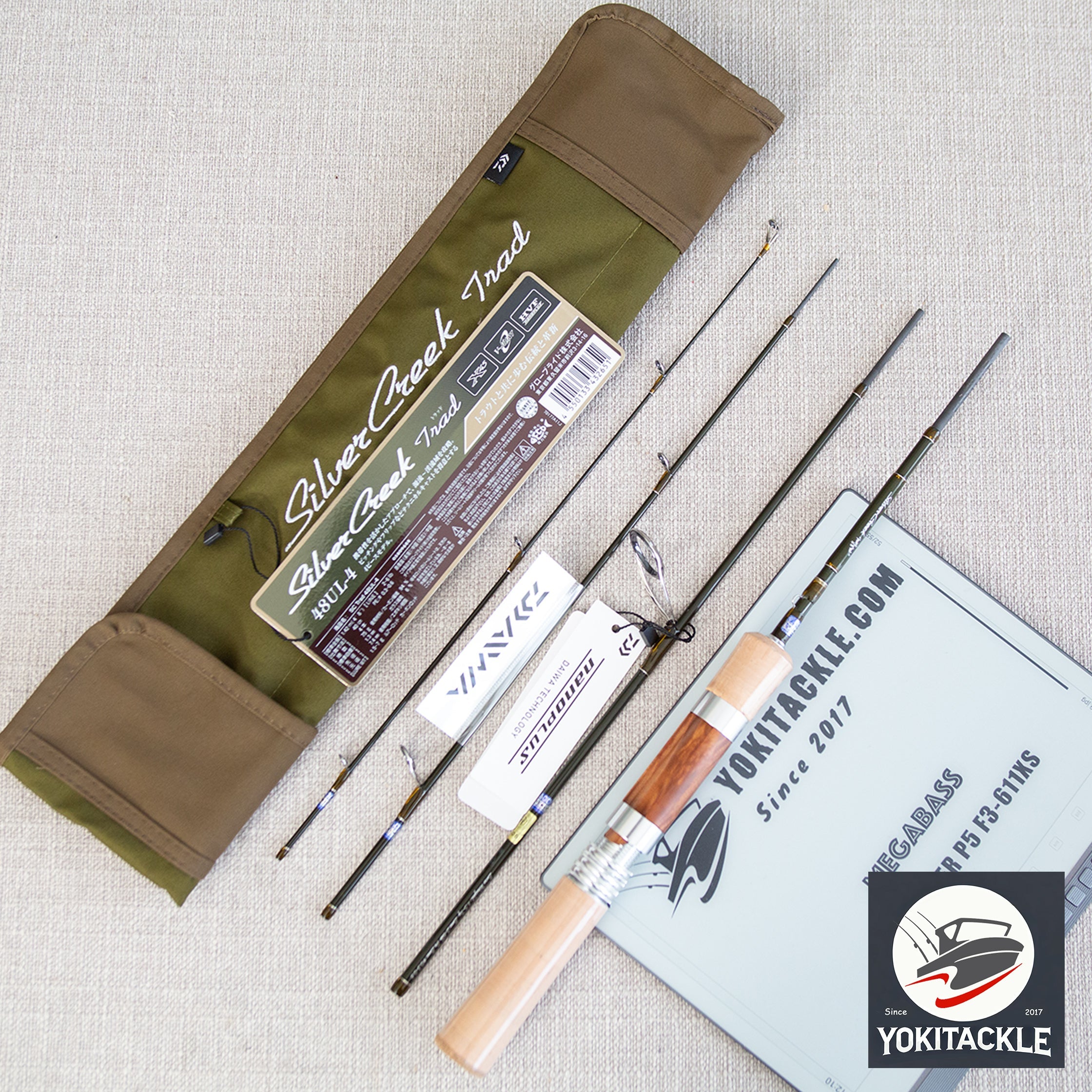 Daiwa 25 Silver Creek Trad 48UL-4 Spinning Rod for Trout