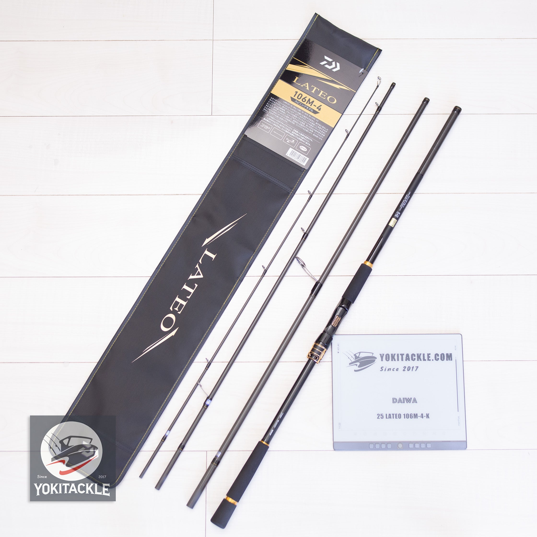 Daiwa 25 LATEO 106M-4-K Spinning Rod