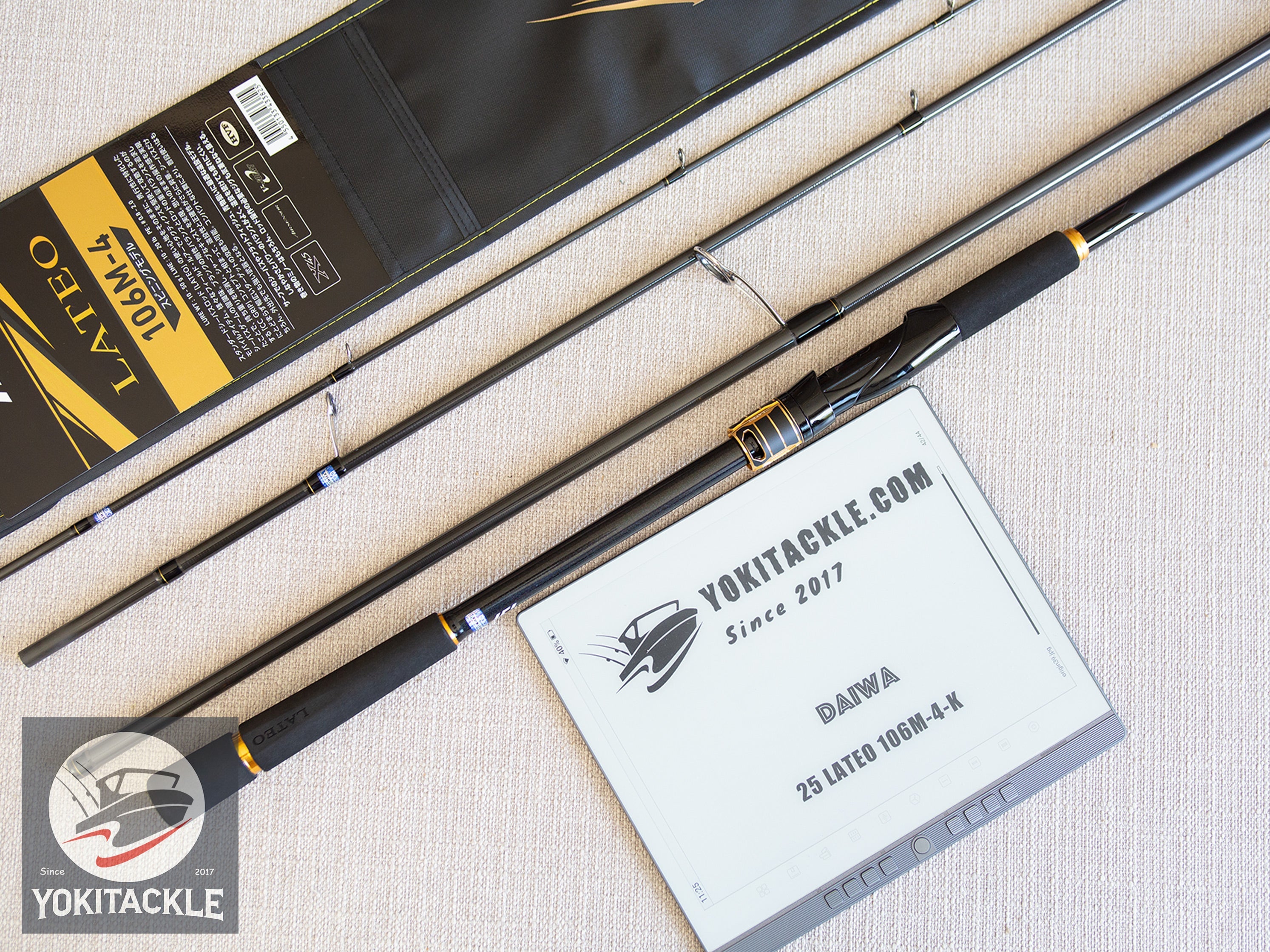 Daiwa 25 LATEO 106M-4-K Spinning Rod