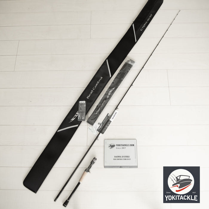 Daiwa 25 STEEZ REAL CONTROL C71MH-SV-ST Baitcasting Rod for Bass