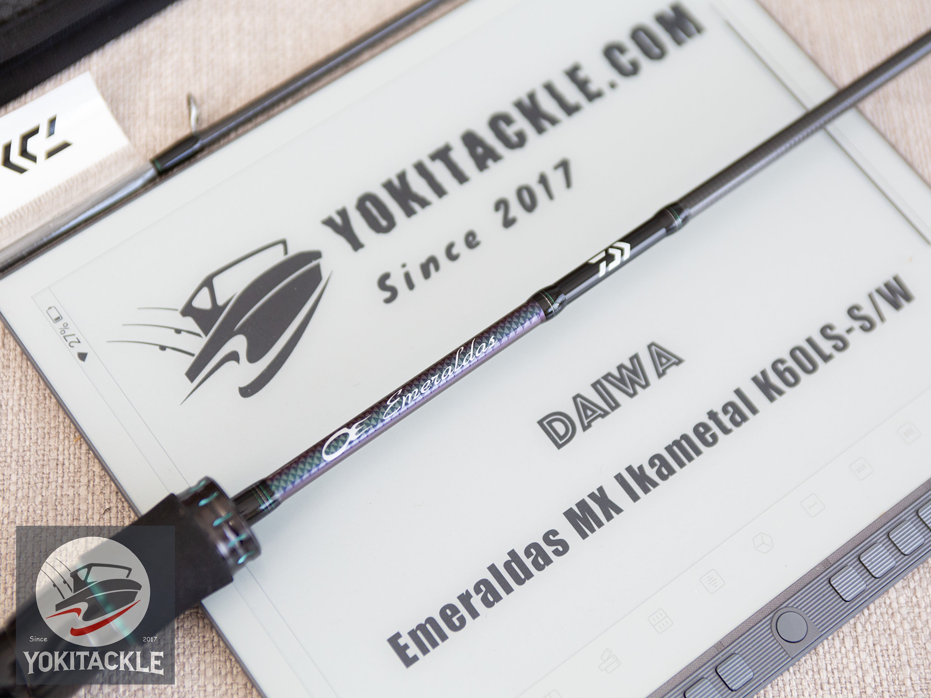 Daiwa Emeraldas MX Ikametal K60LS-S/W Squid Eging Spinning Rod