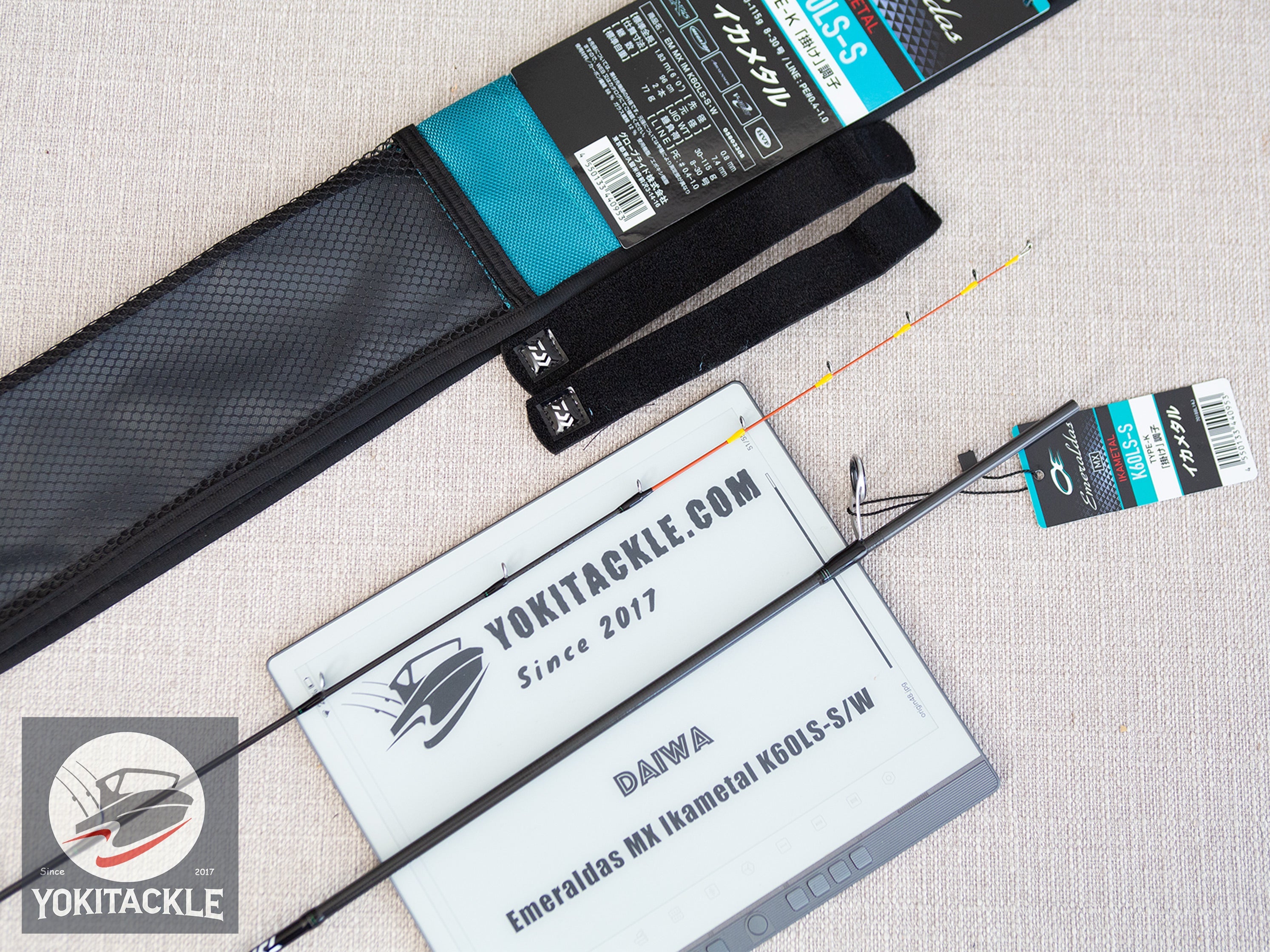 Daiwa Emeraldas MX Ikametal K60LS-S/W Squid Eging Spinning Rod
