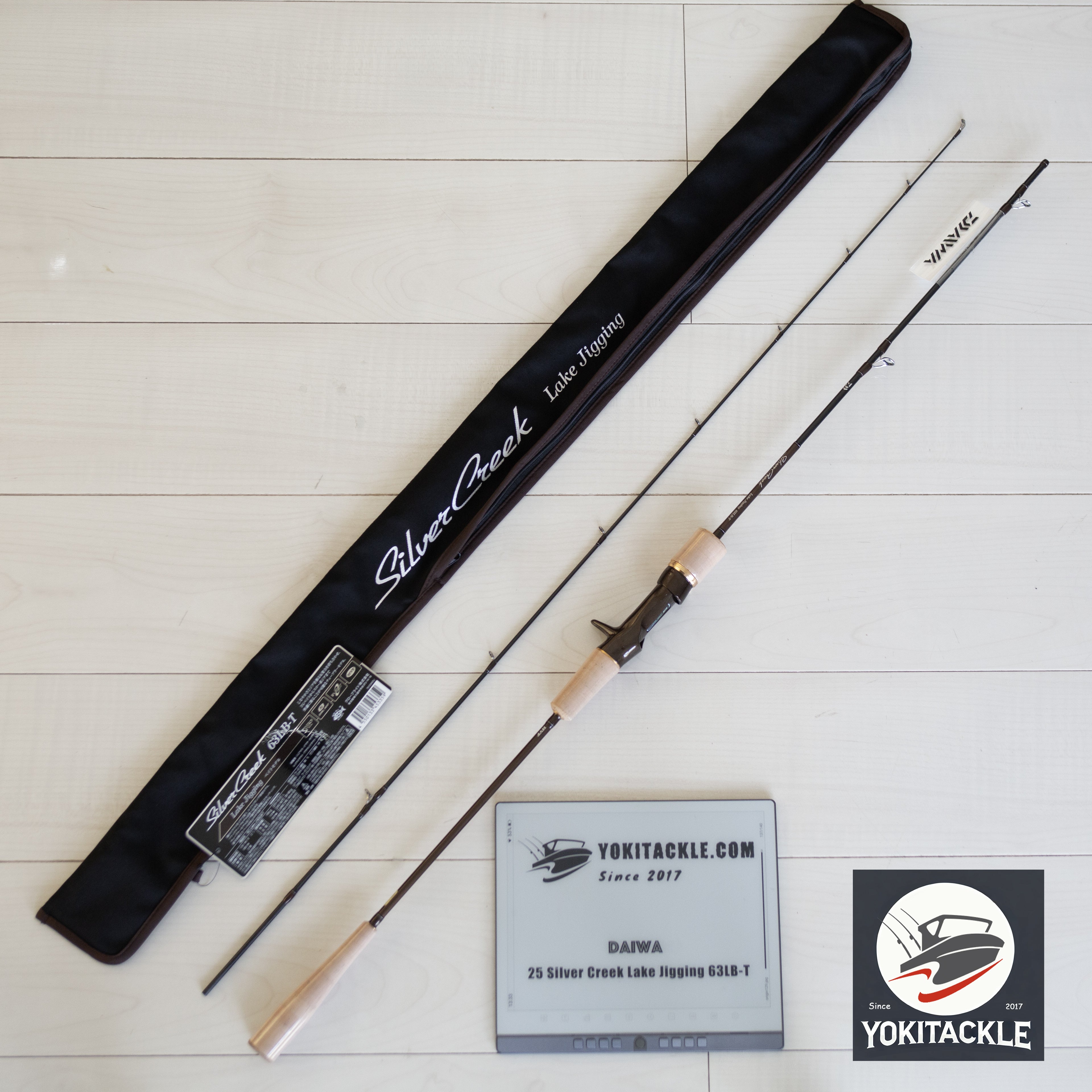 Daiwa 25 Silver Creek Lake Jigging 63LB-T Baitcasting Rod for Trout