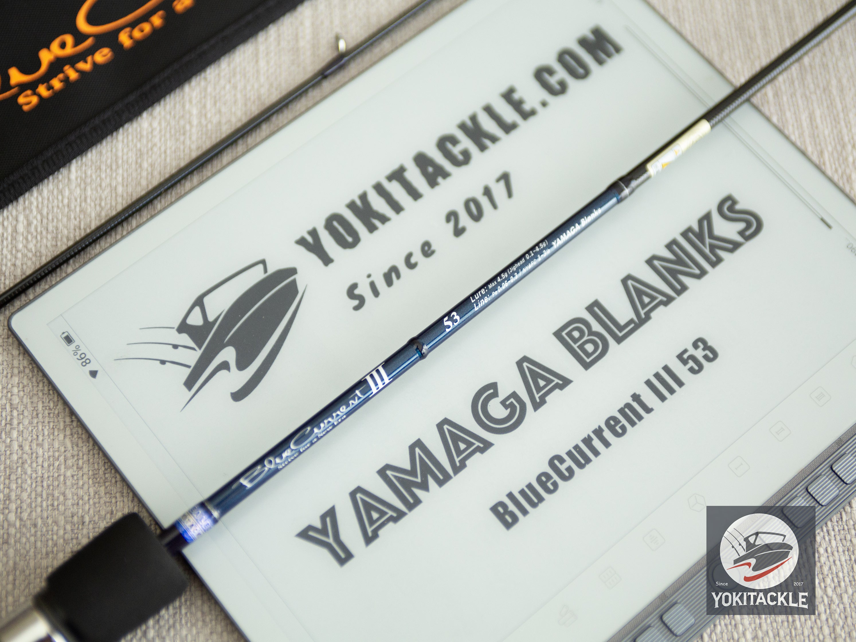 YAMAGA Blanks BlueCurrentⅢ 53 Spinning Rod