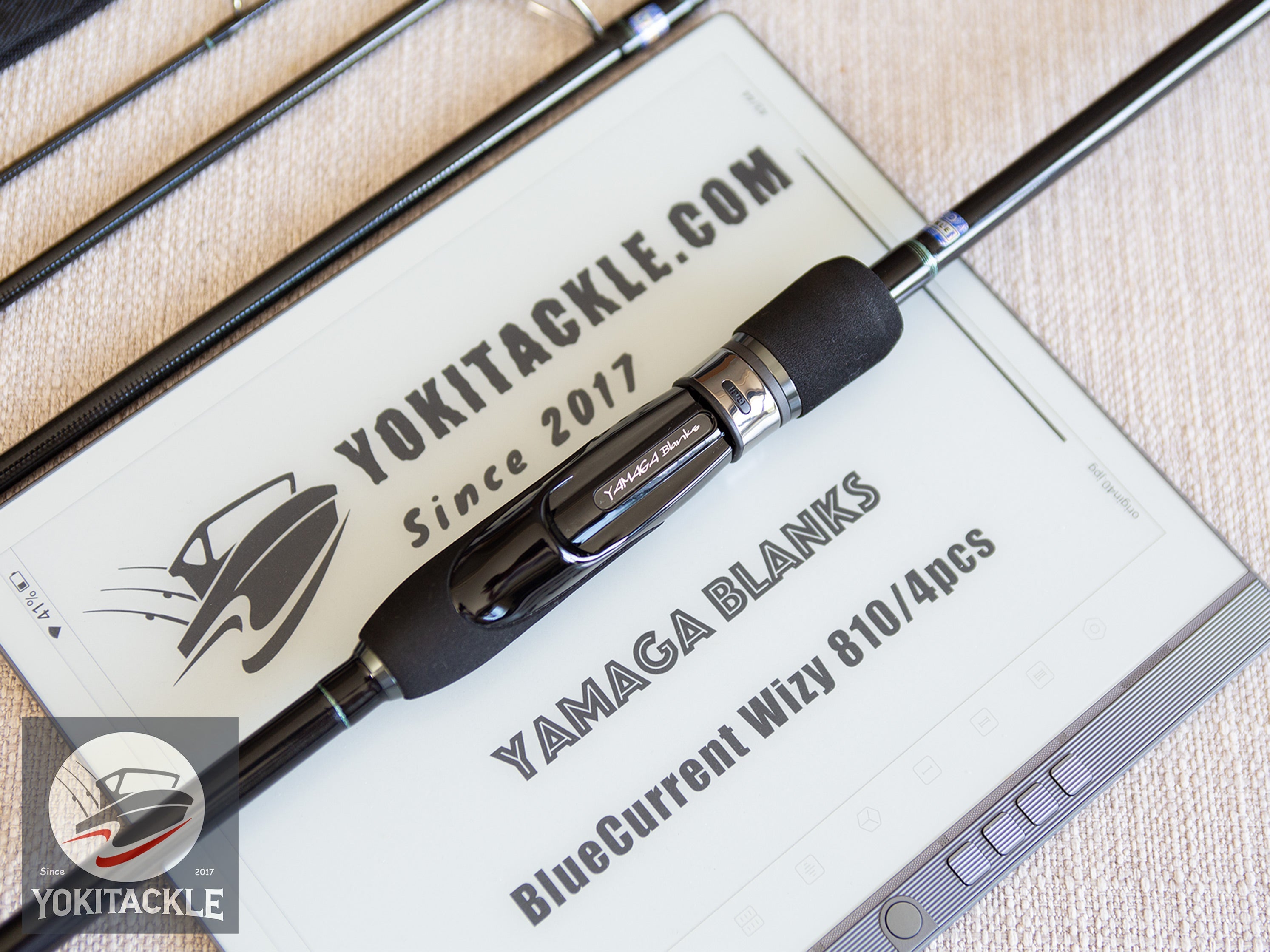 YAMAGA Blanks BlueCurrent Wizy 810/4pcs Light Game Spinning Rod Travel JDM