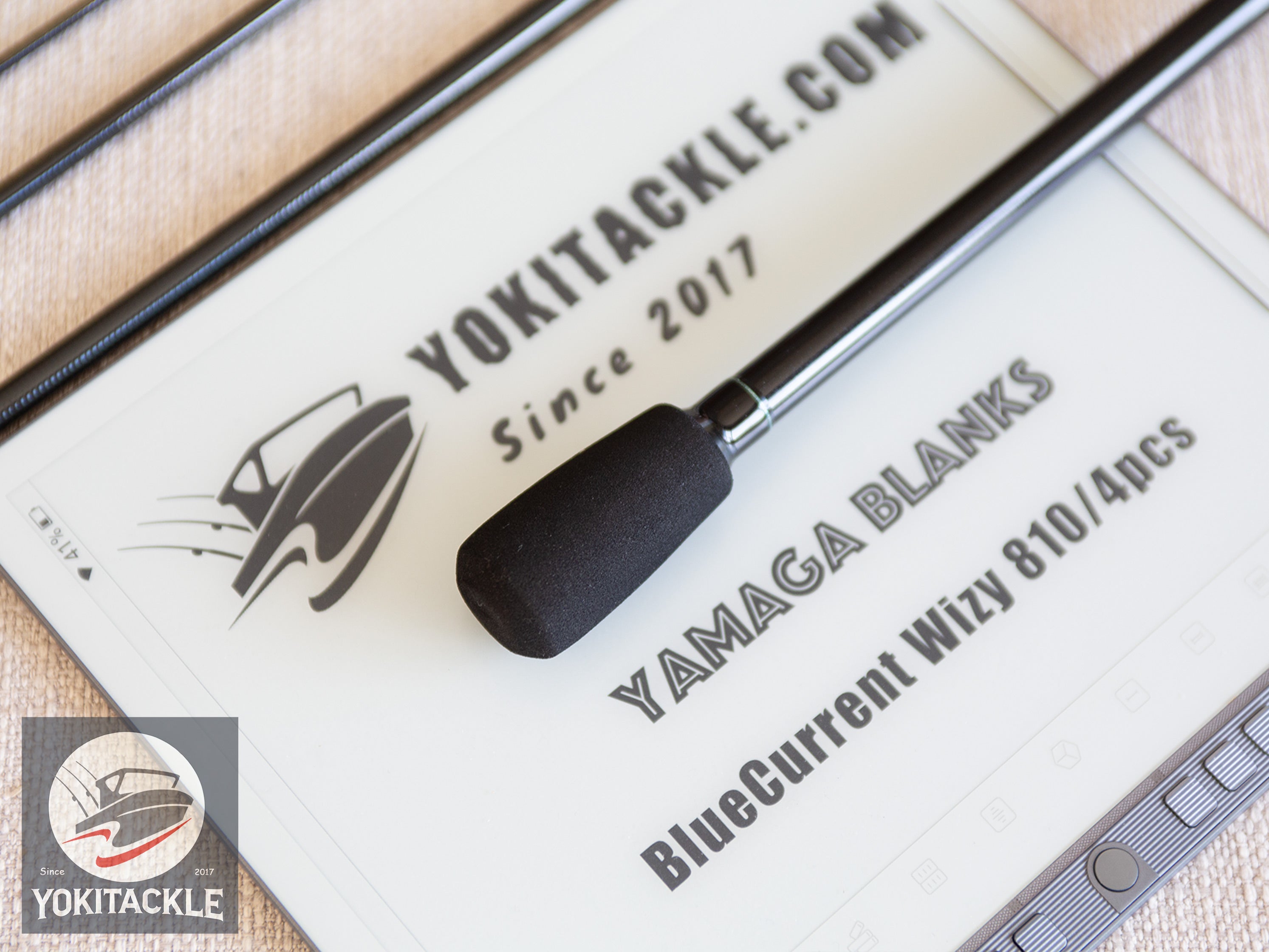 YAMAGA Blanks BlueCurrent Wizy 810/4pcs Light Game Spinning Rod Travel JDM