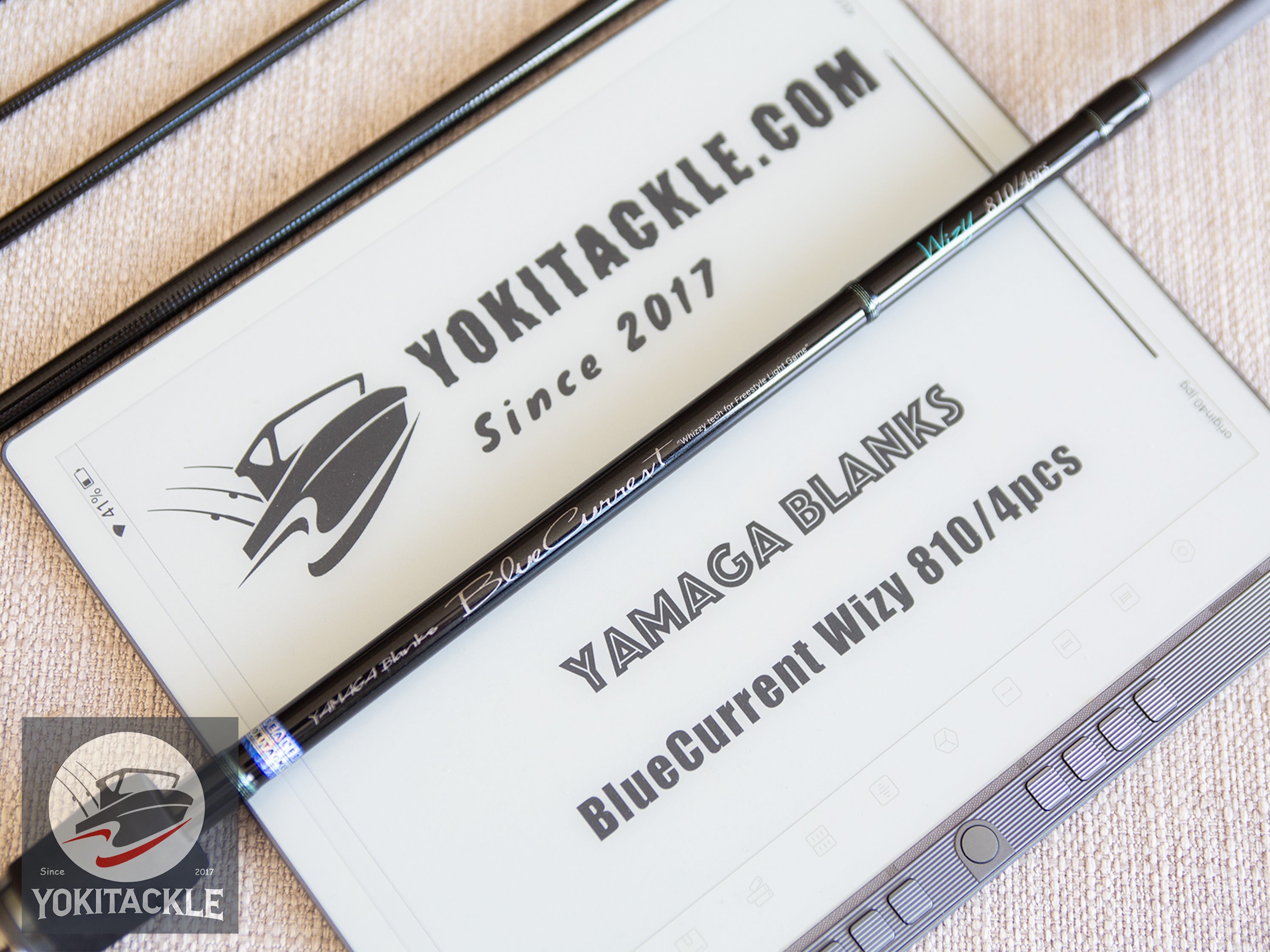 YAMAGA Blanks BlueCurrent Wizy 810/4pcs Light Game Spinning Rod Travel JDM