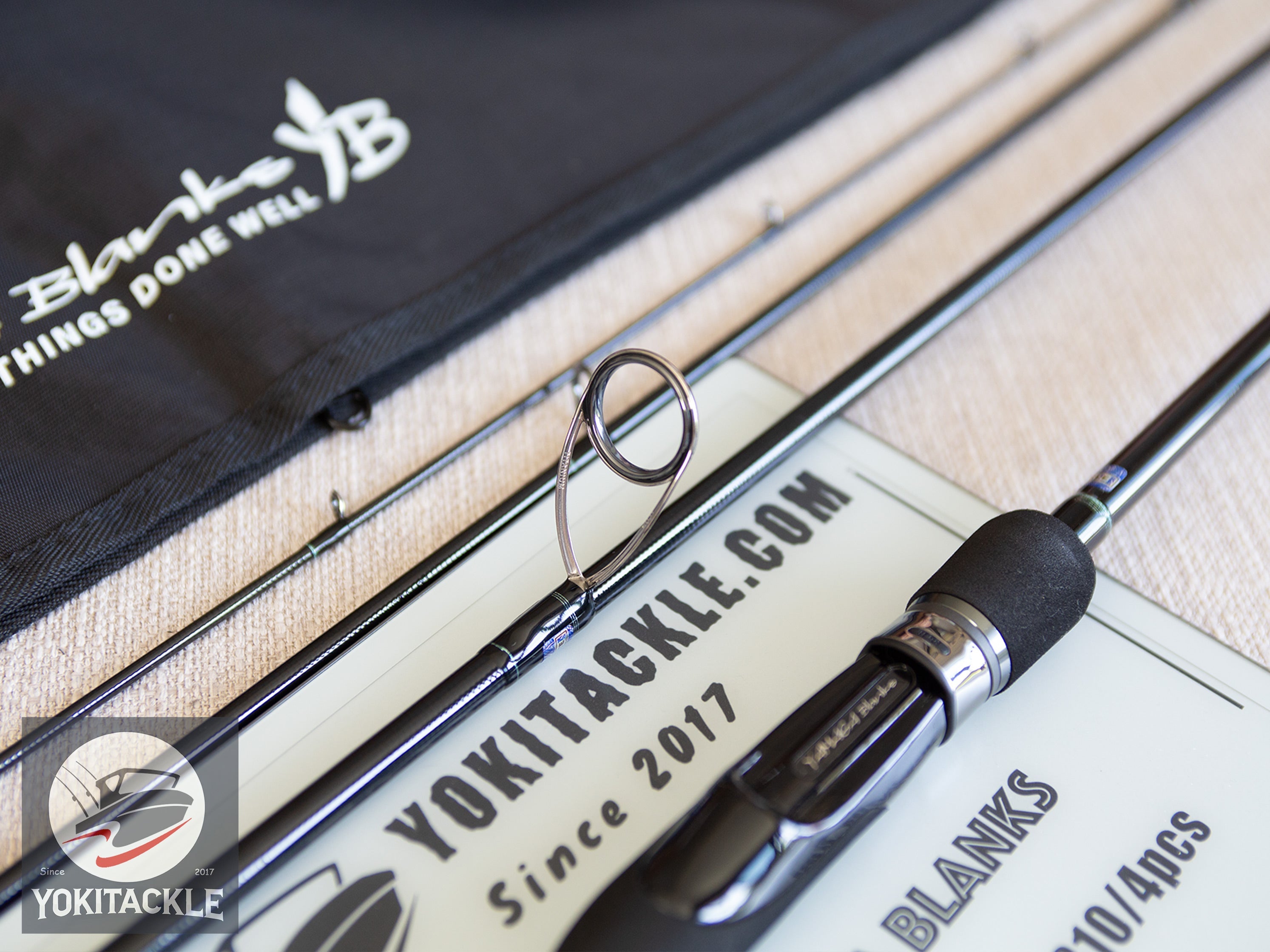 YAMAGA Blanks BlueCurrent Wizy 810/4pcs Light Game Spinning Rod Travel JDM