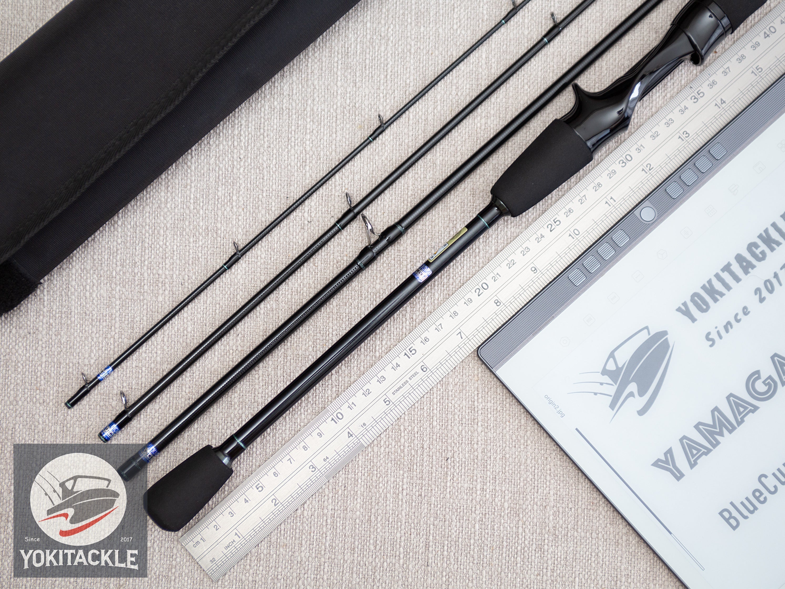 YAMAGA Blanks BlueCurrent Wizy 72B/4pcs Baitcasting Light Game Rod Travel JDM
