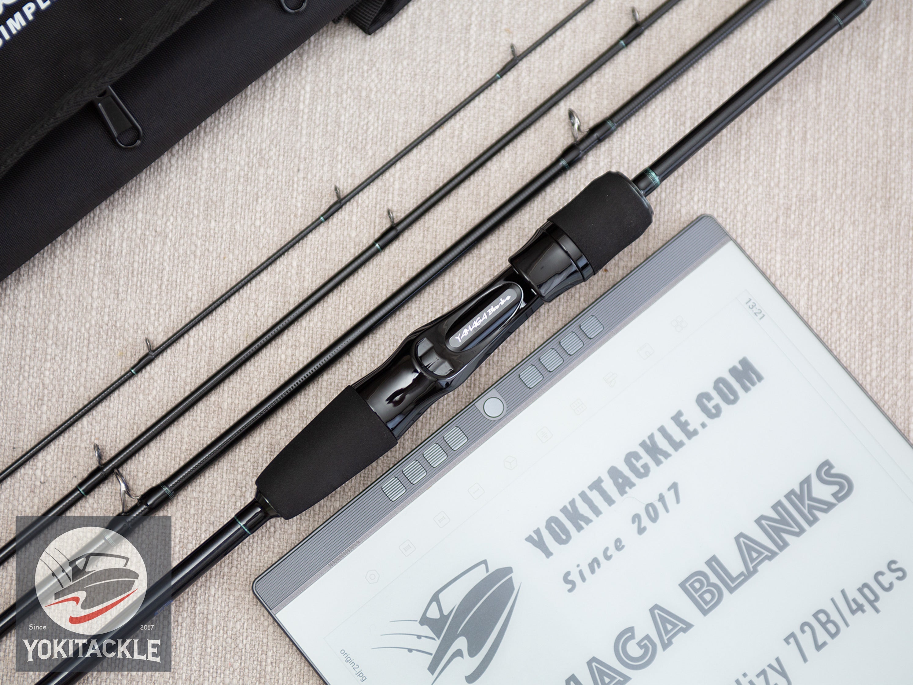 YAMAGA Blanks BlueCurrent Wizy 72B/4pcs Baitcasting Light Game Rod Travel JDM