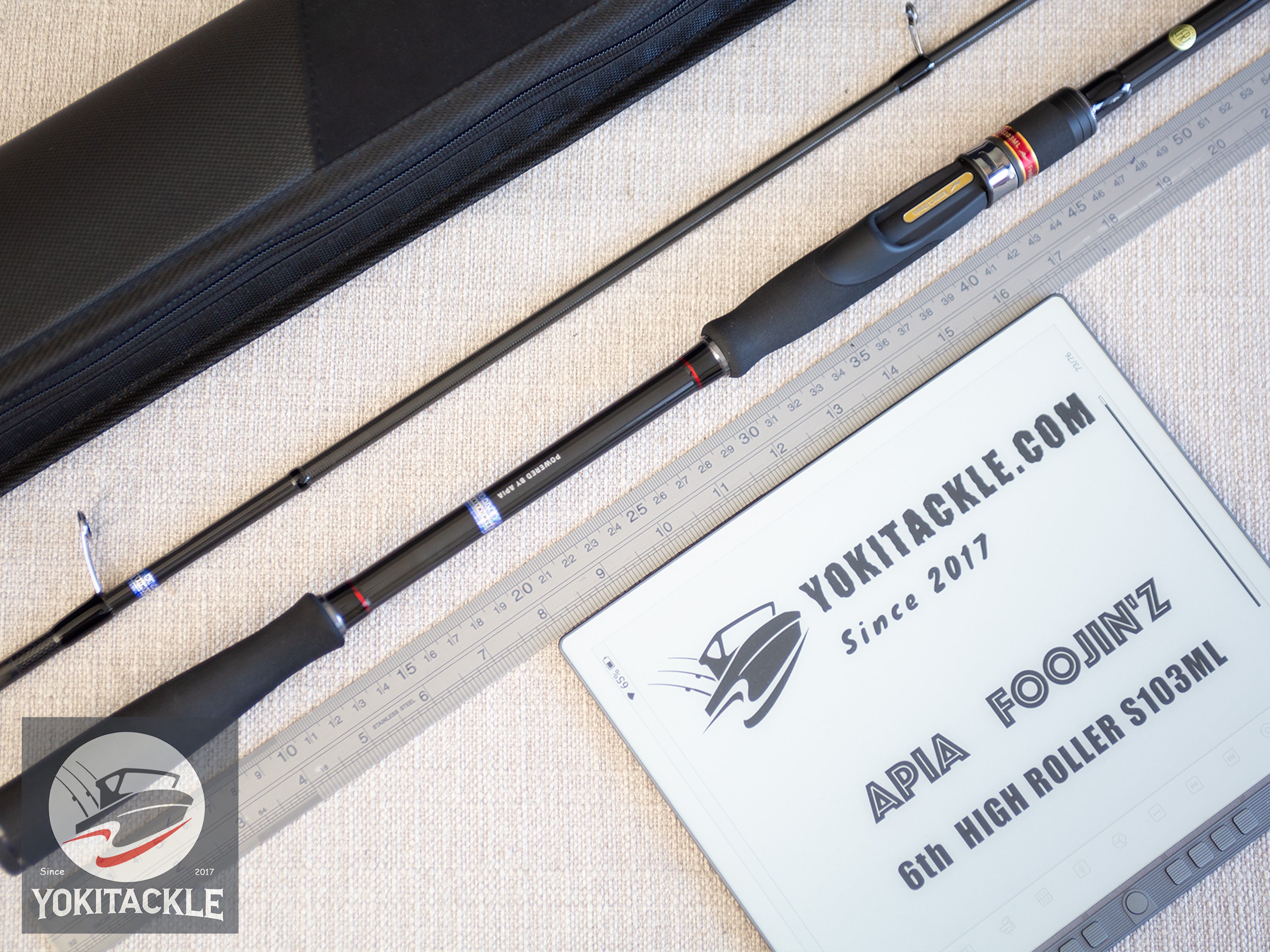 APIA Foojin'Z 6th Generation HIGH ROLLER S103ML Spinning Fishing Rod