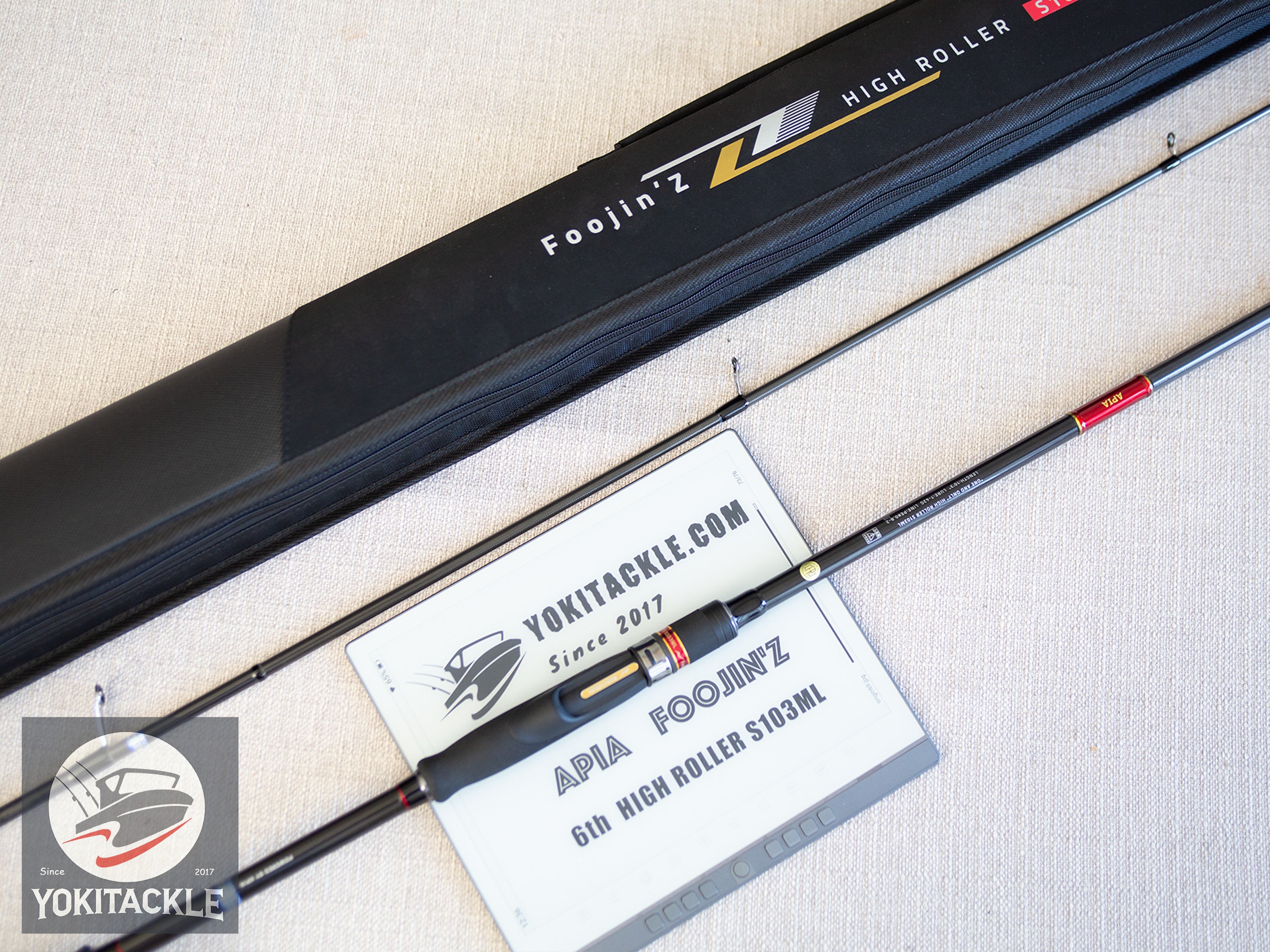 APIA Foojin'Z 6th Generation HIGH ROLLER S103ML Spinning Fishing Rod
