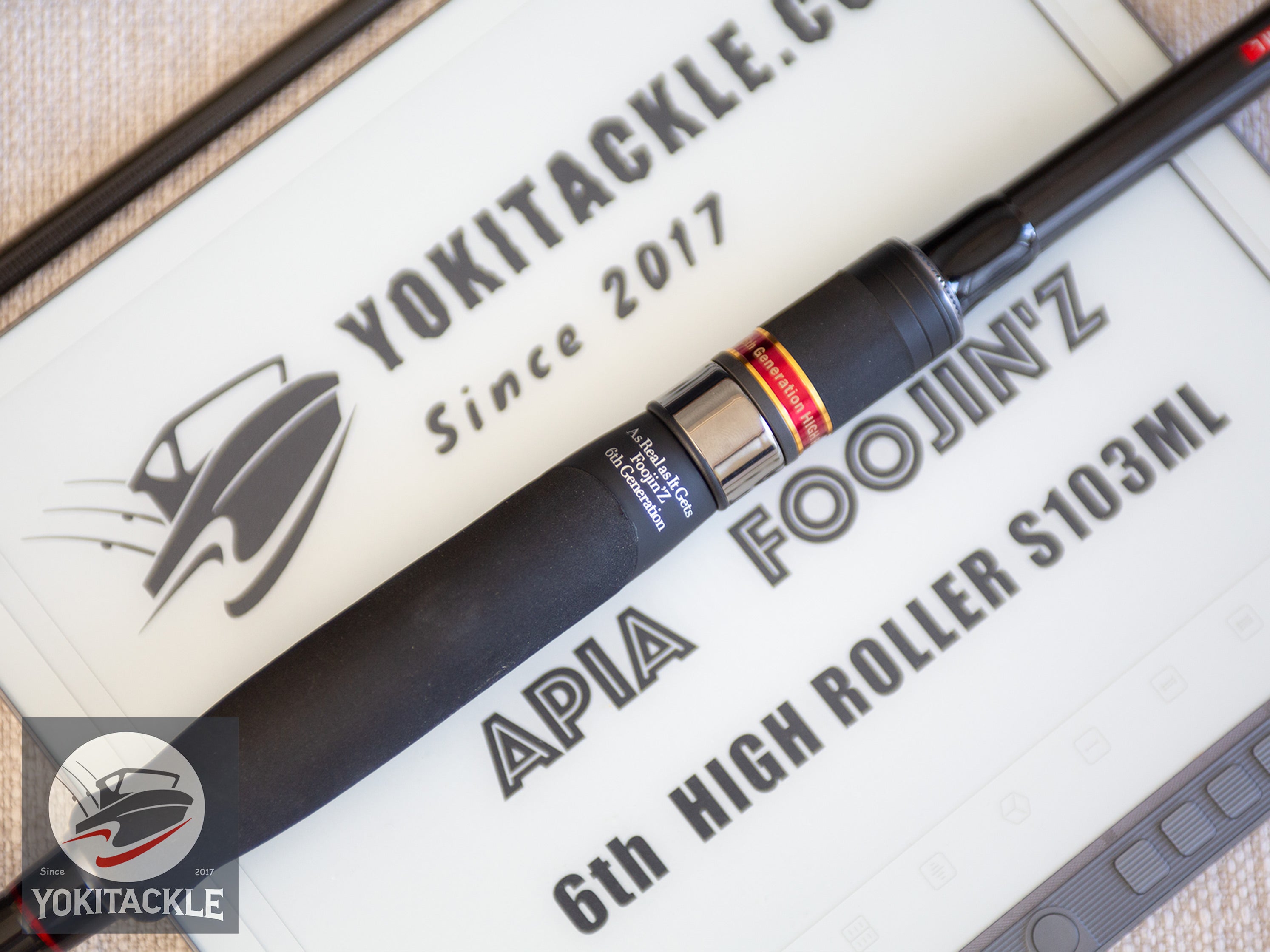 APIA Foojin'Z 6th Generation HIGH ROLLER S103ML Spinning Fishing Rod