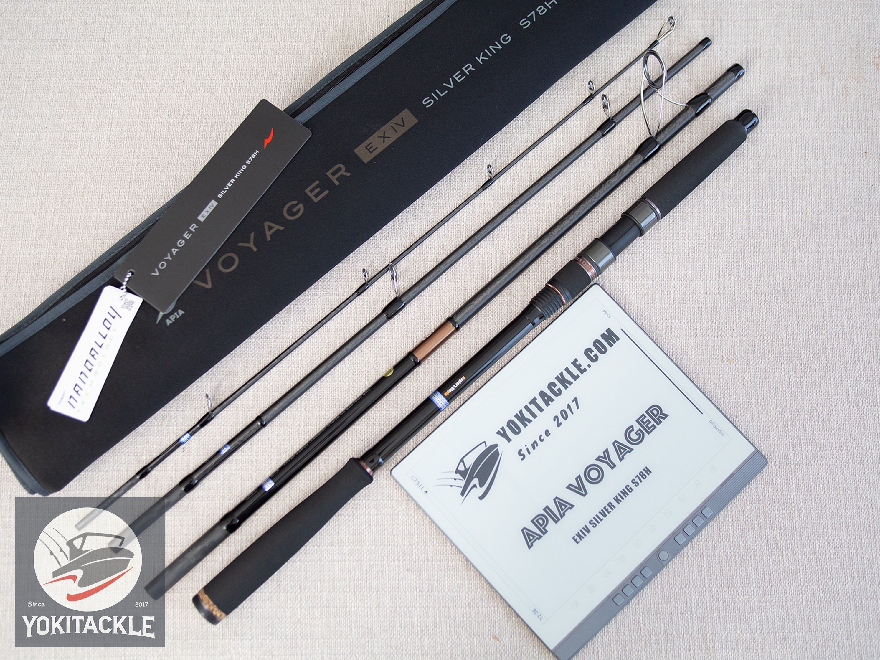 APIA VOYAGER EXIV SILVER KING S78H Spinning Fishing Rod