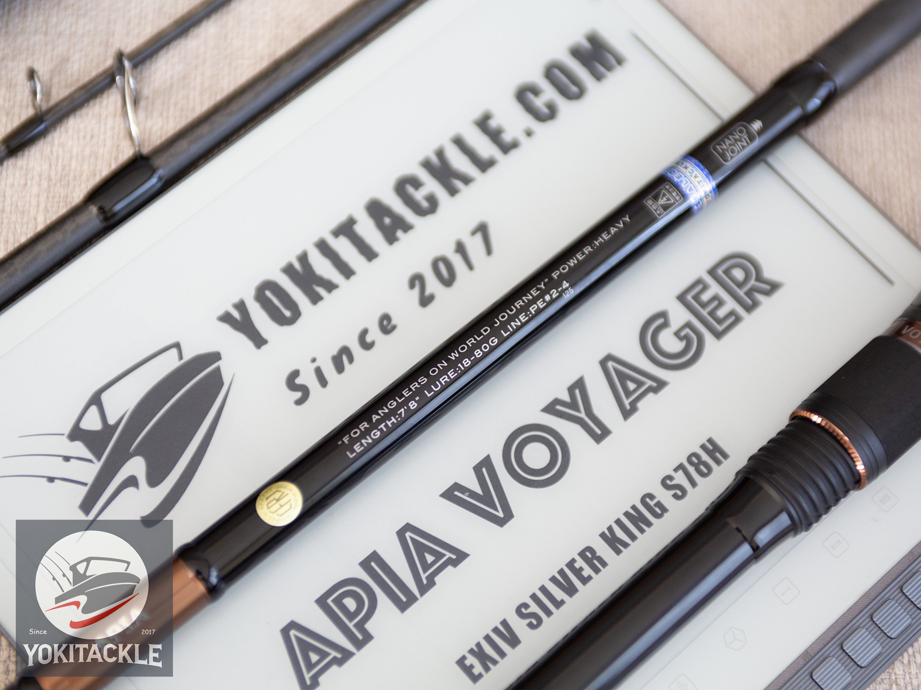 APIA VOYAGER EXIV SILVER KING S78H Spinning Fishing Rod