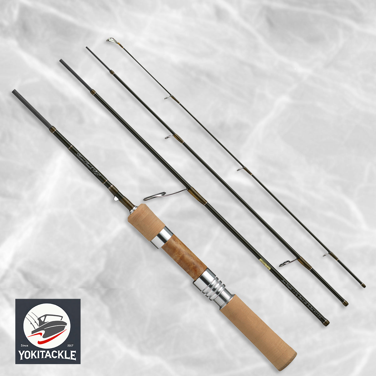 Brand New Daiwa 25 Silver Creek Trad 48UL-4 Spinning Rod for Trout