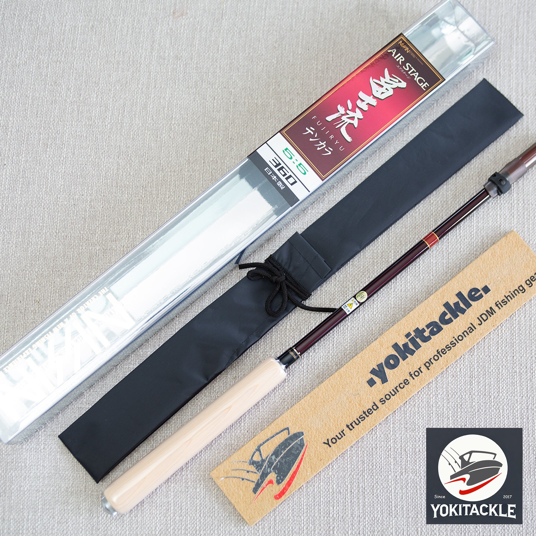 NISSIN AIR STAGE Fuji-ryu Tenkara 3609 5:5 Action 冨士流 Fishing Rod