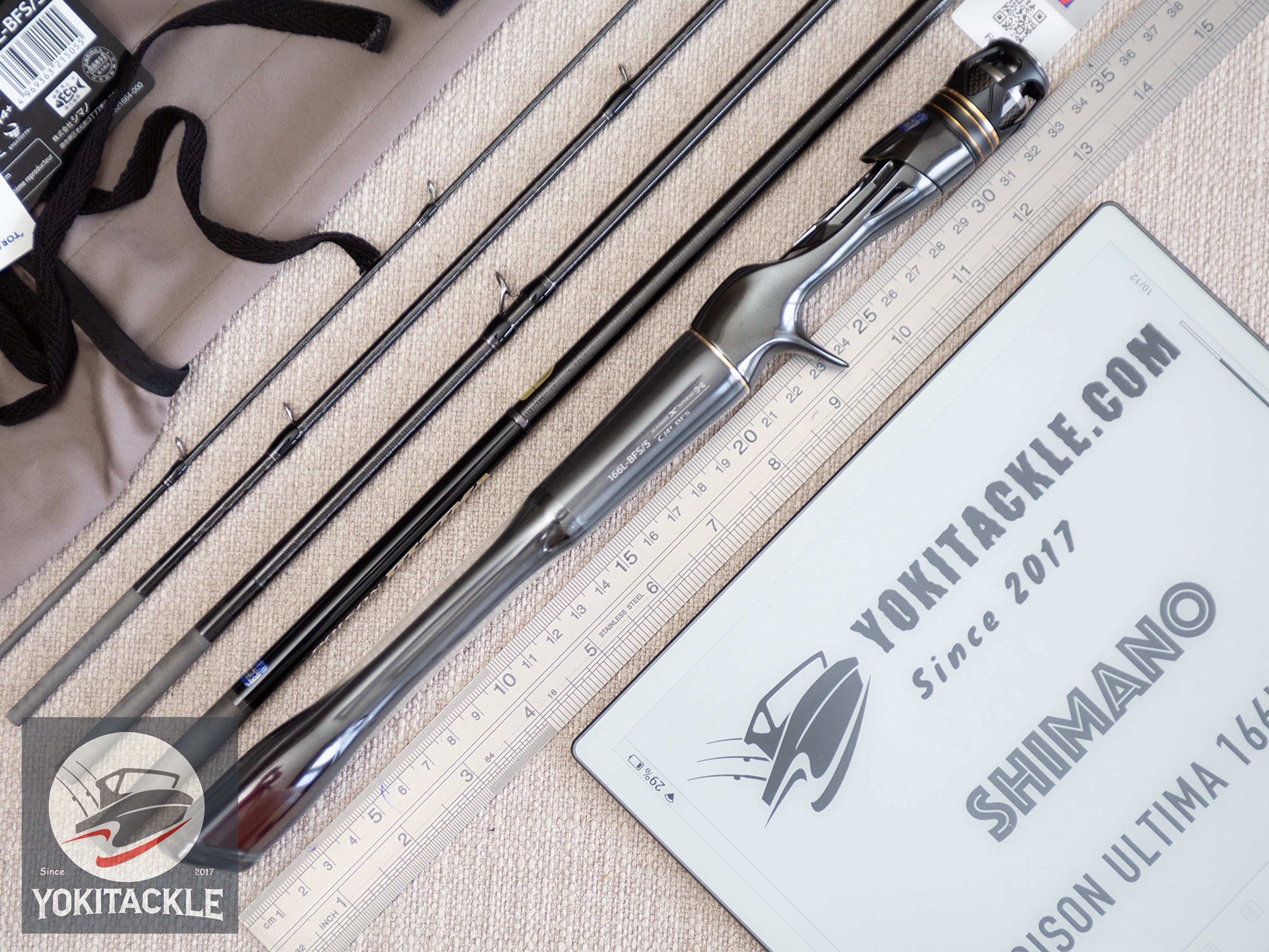 JACKALL/SHIMANO POISON ULTIMA 166L-BFS/5 Piece Baitcasting rod