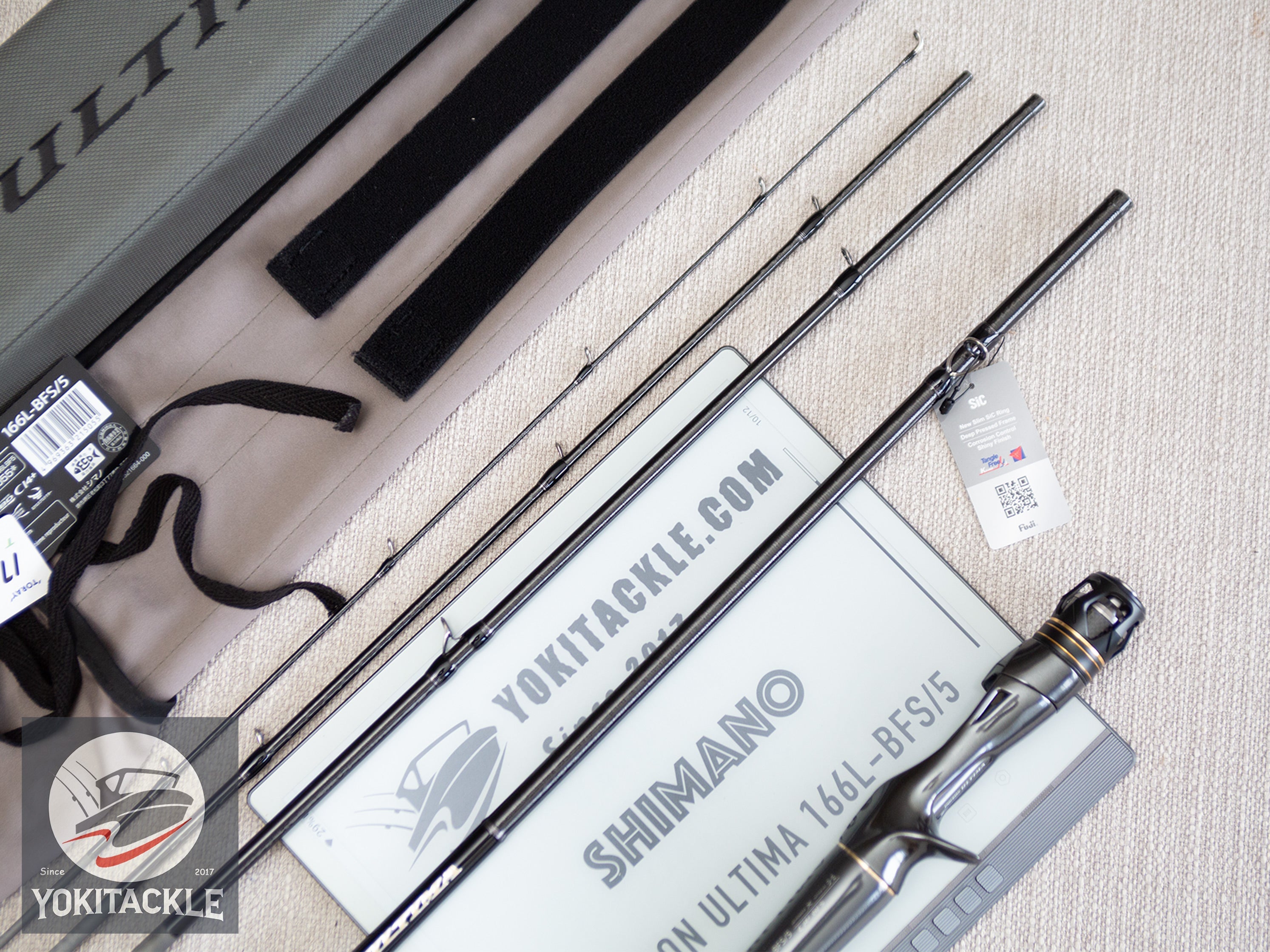 JACKALL/SHIMANO POISON ULTIMA 166L-BFS/5 Piece Baitcasting rod