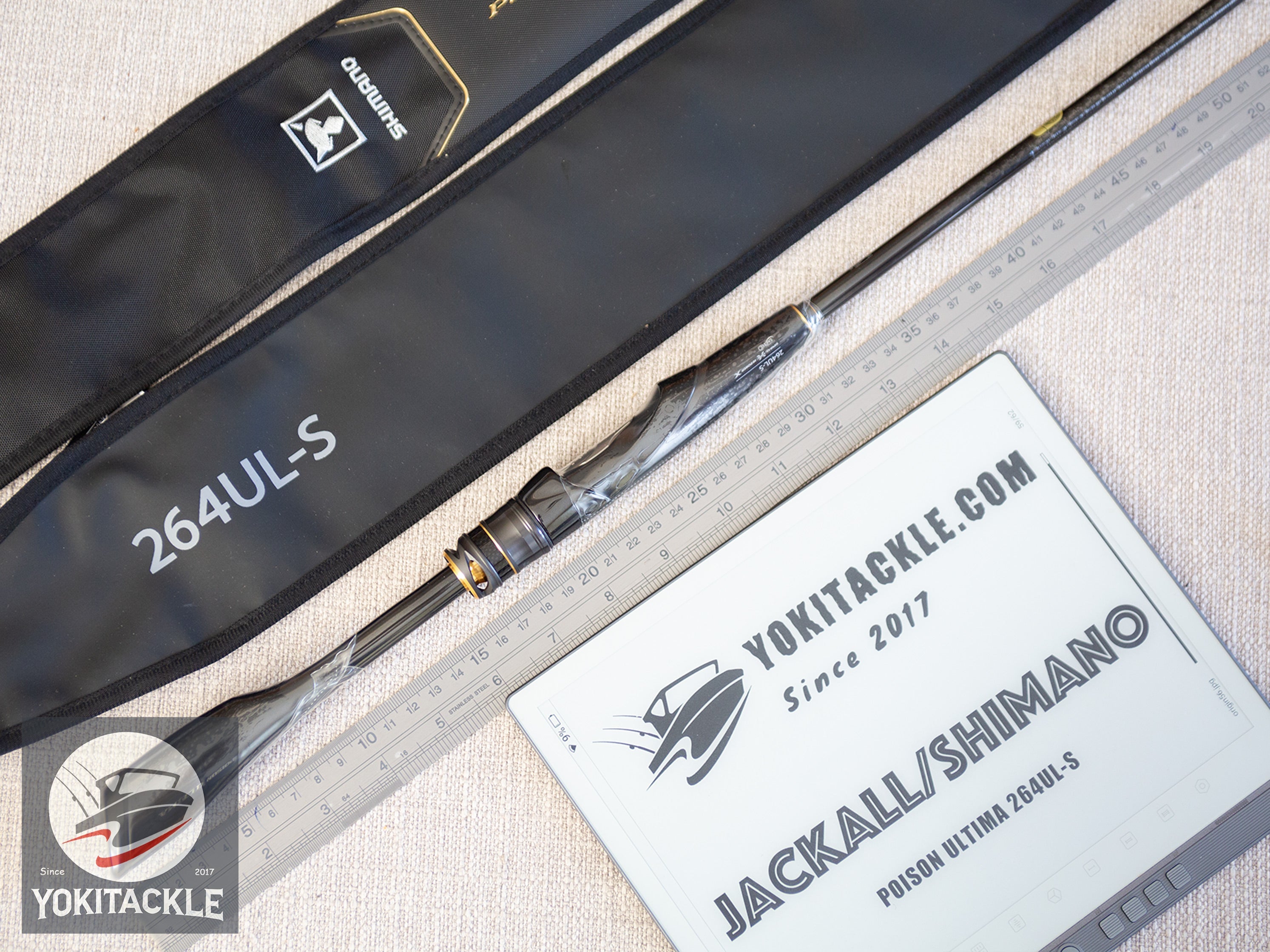 JACKALL/SHIMANO POISON ULTIMA 264UL-S Spinning Rod
