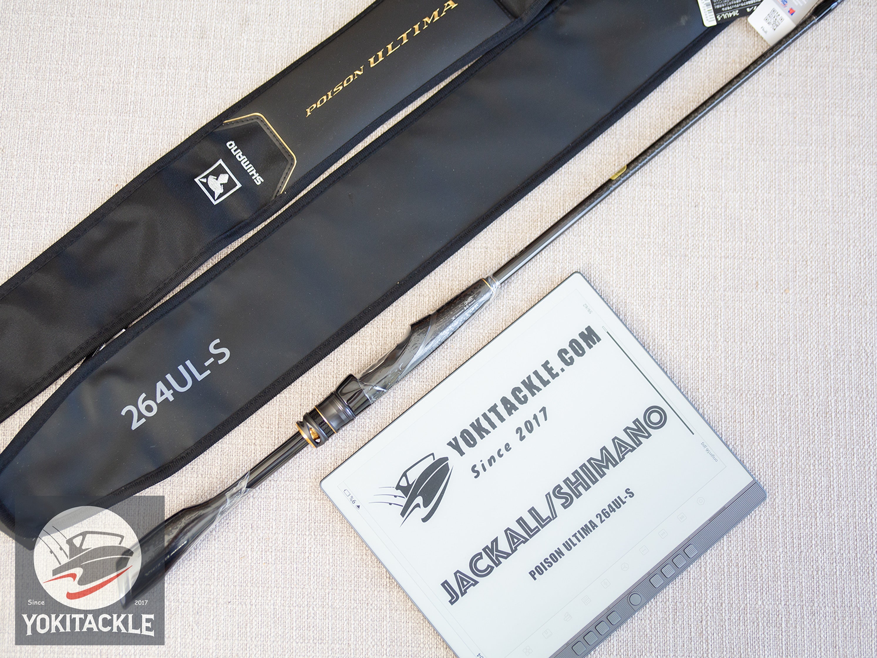 JACKALL/SHIMANO POISON ULTIMA 264UL-S Spinning Rod