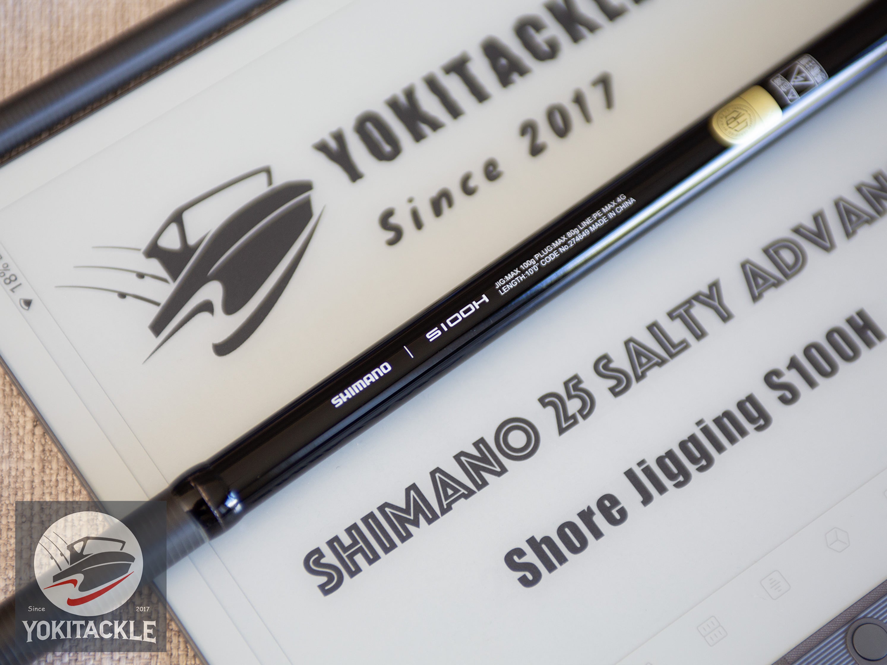 Shimano 25 SALTY ADVANCE Shore Jigging S100H Saltwater Rod