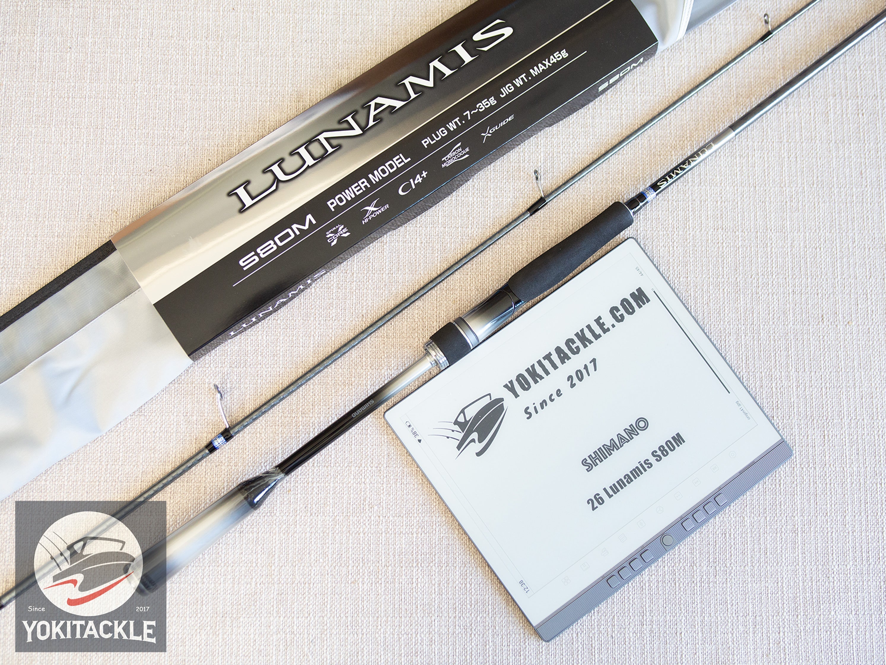 Shimano 26 Lunamis S80M Spinning Sea Bass Inshore Fishing Rod