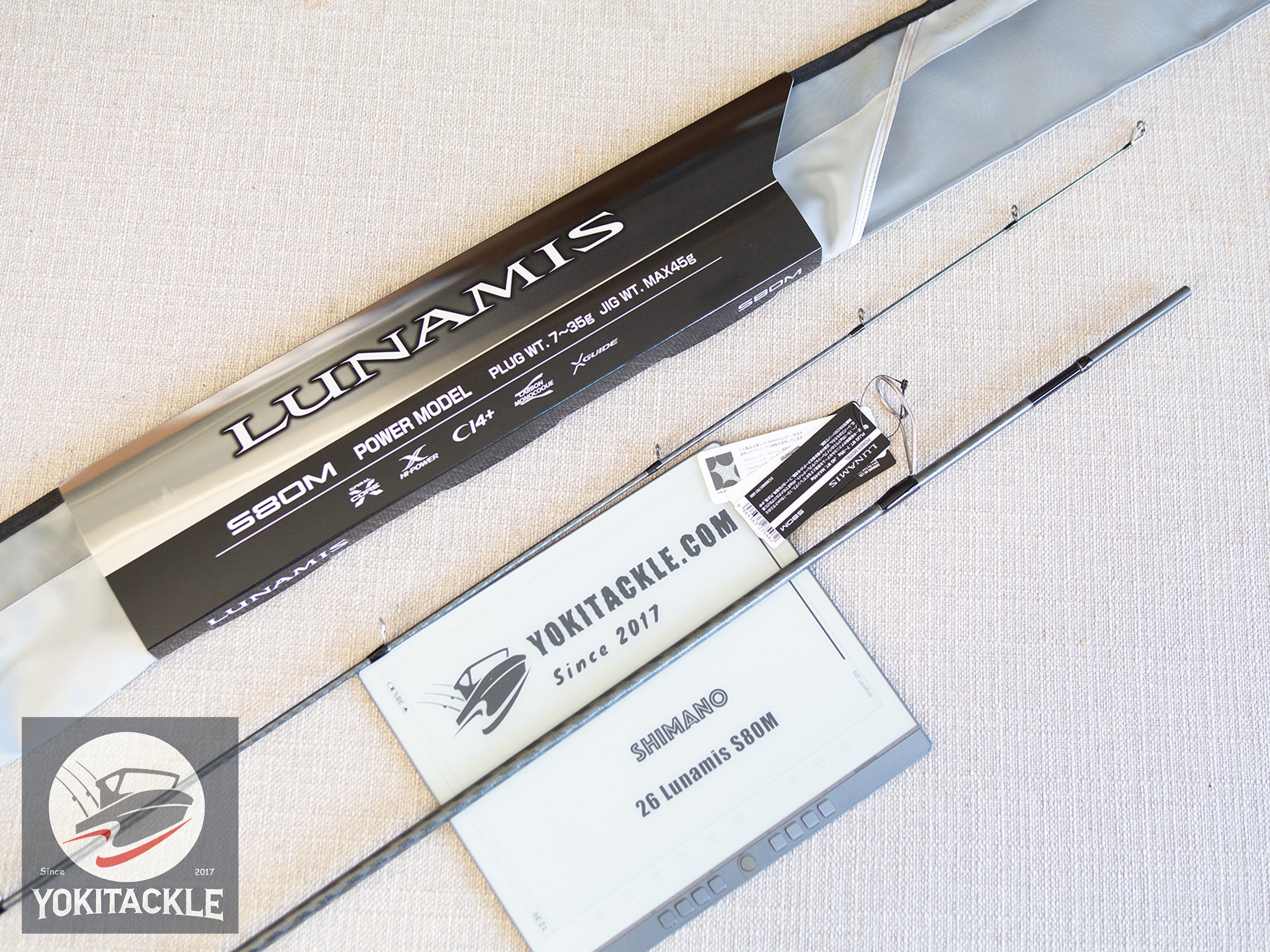Shimano 26 Lunamis S80M Spinning Sea Bass Inshore Fishing Rod