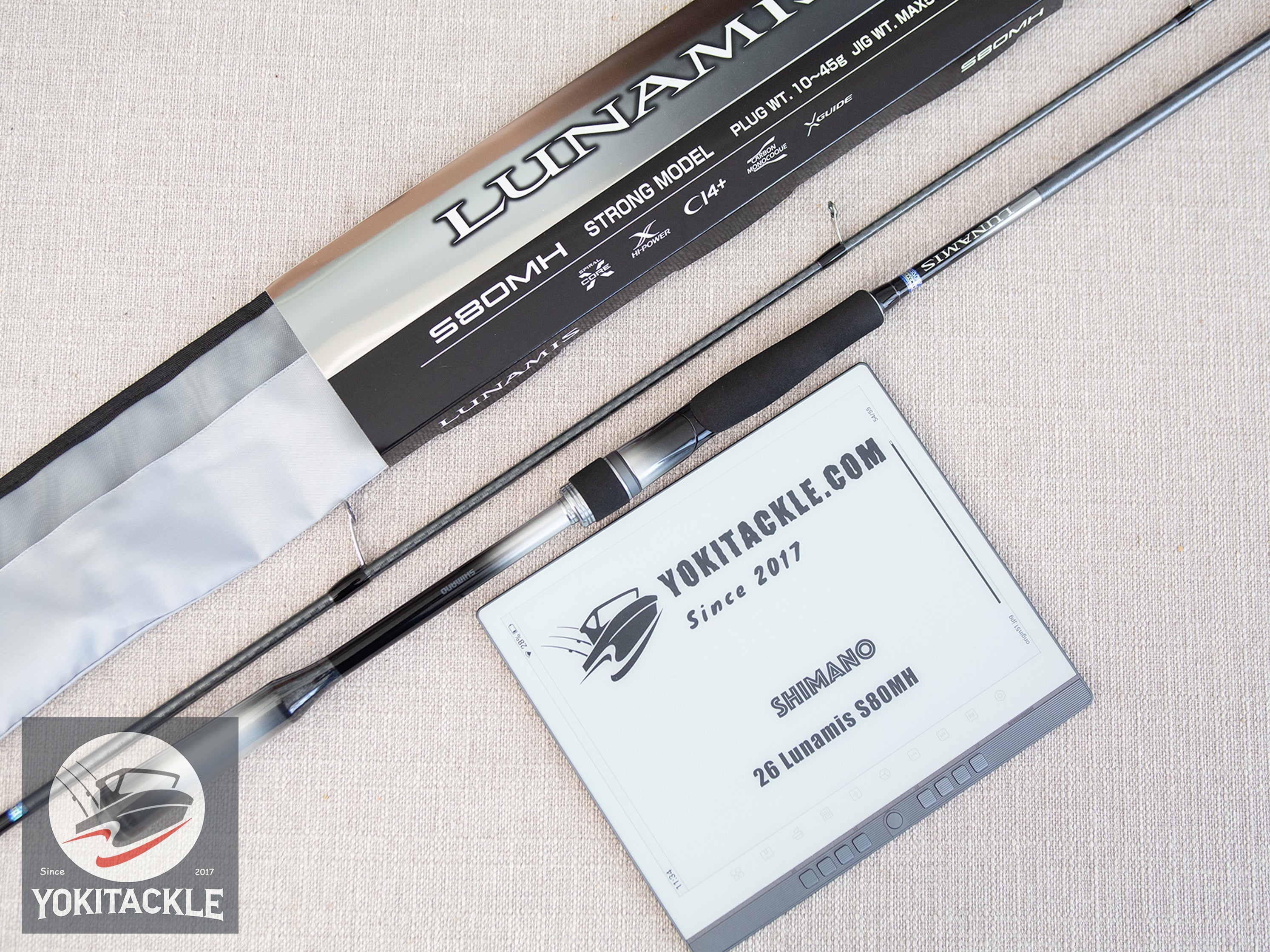 Shimano 26 Lunamis S80MH Spinning Sea Bass Inshore Fishing Rod