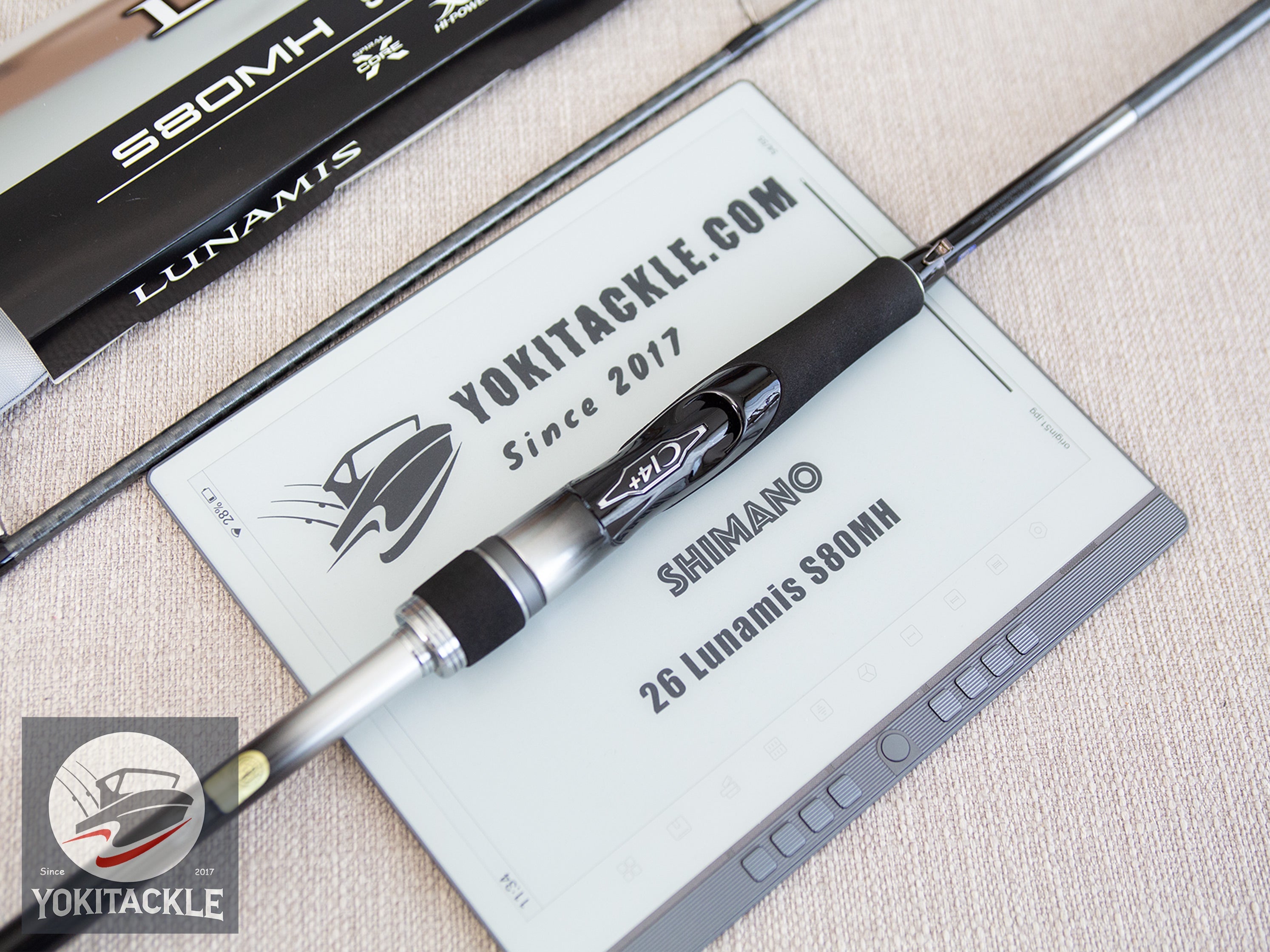 Shimano 26 Lunamis S80MH Spinning Sea Bass Inshore Fishing Rod