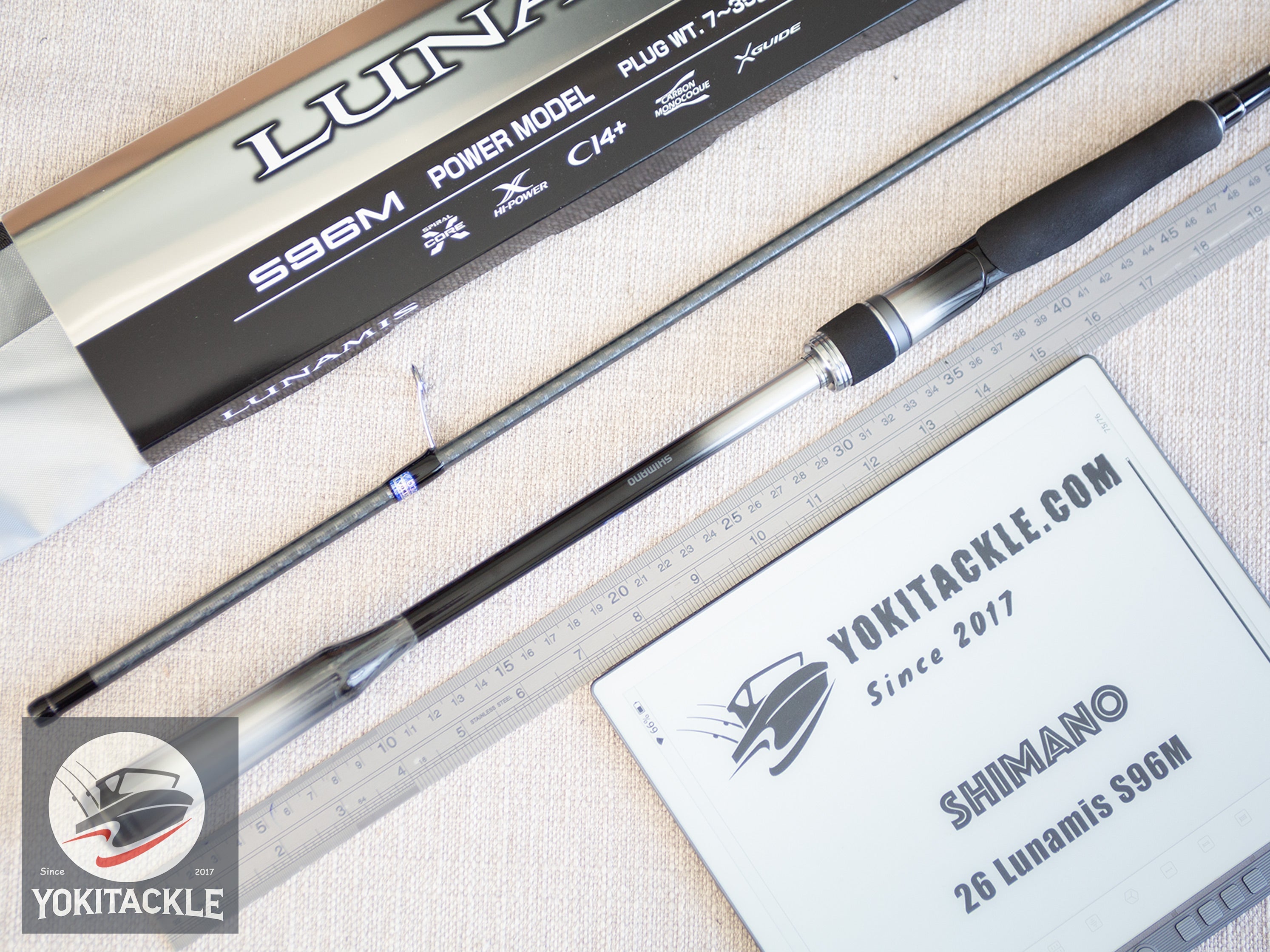 Shimano 26 Lunamis S96M Spinning Sea Bass Inshore Fishing Rod