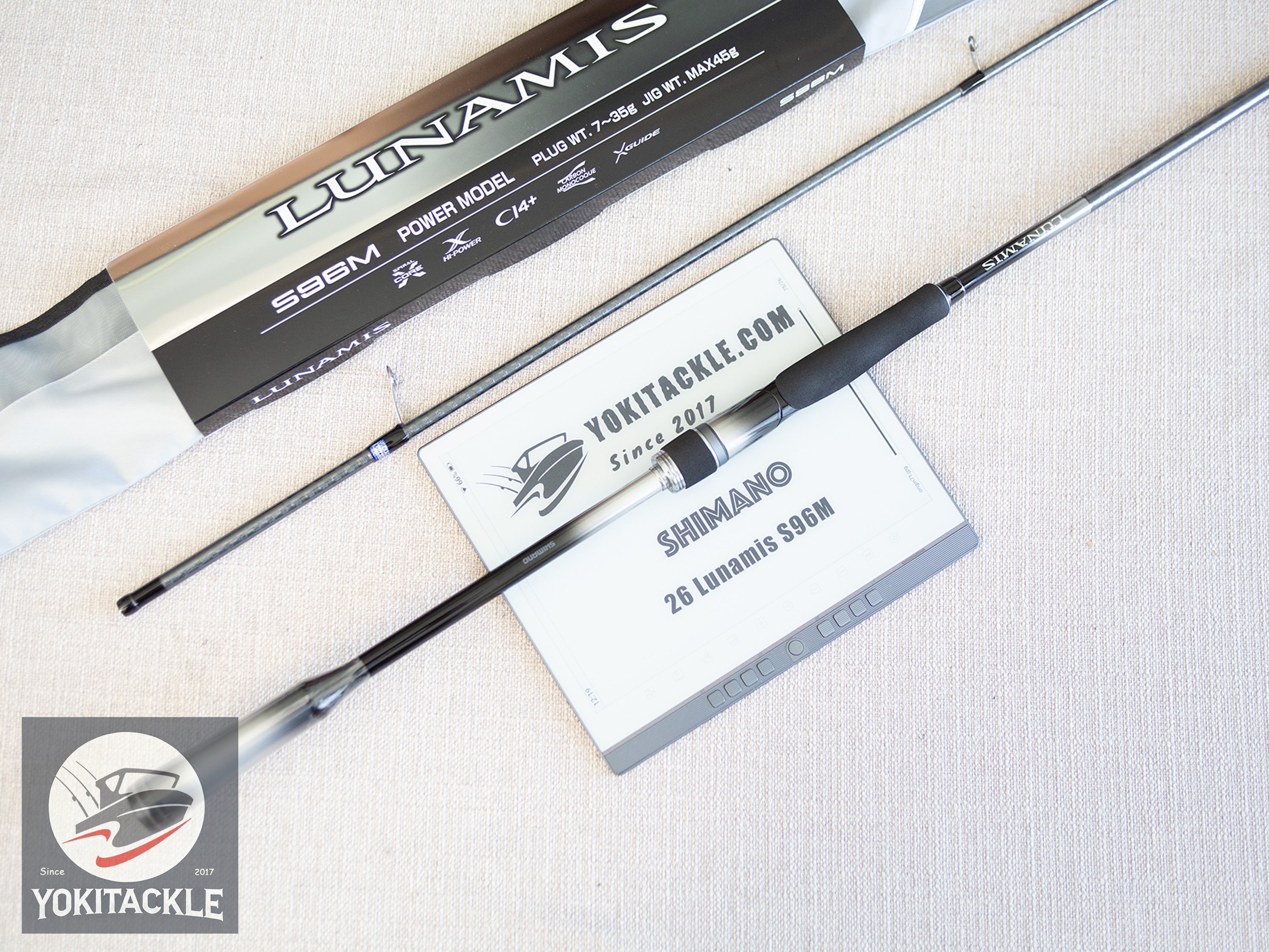 Shimano 26 Lunamis S96M Spinning Sea Bass Inshore Fishing Rod