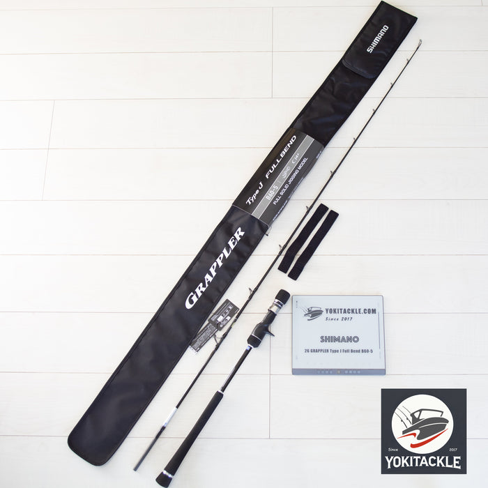 SHIMANO 26 GRAPPLER Type J Full Bend B60-5 Jigging Fishing Rod
