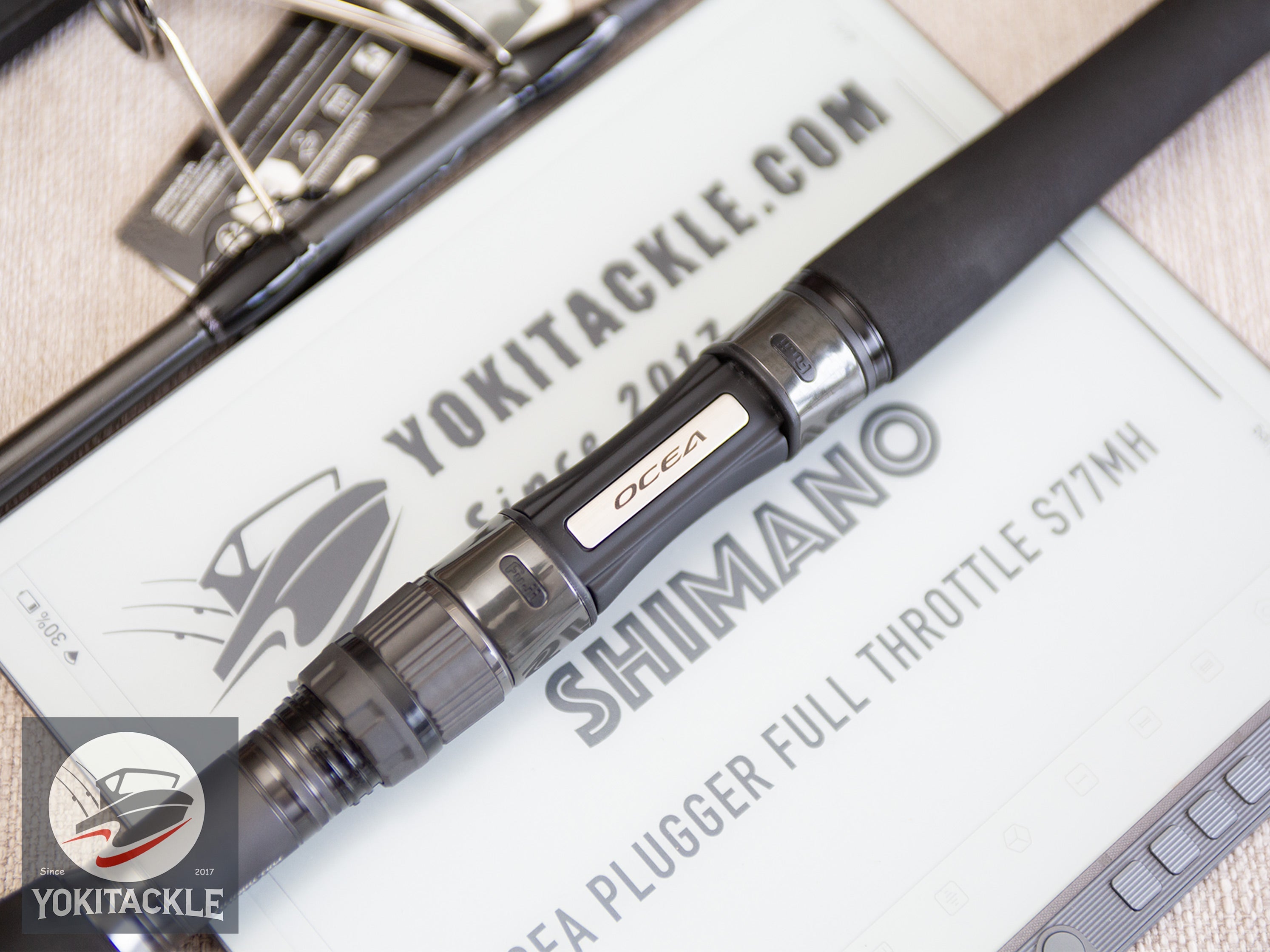 Shimano 24 OCEA PLUGGER FULL THROTTLE S77MH Spinning Rod