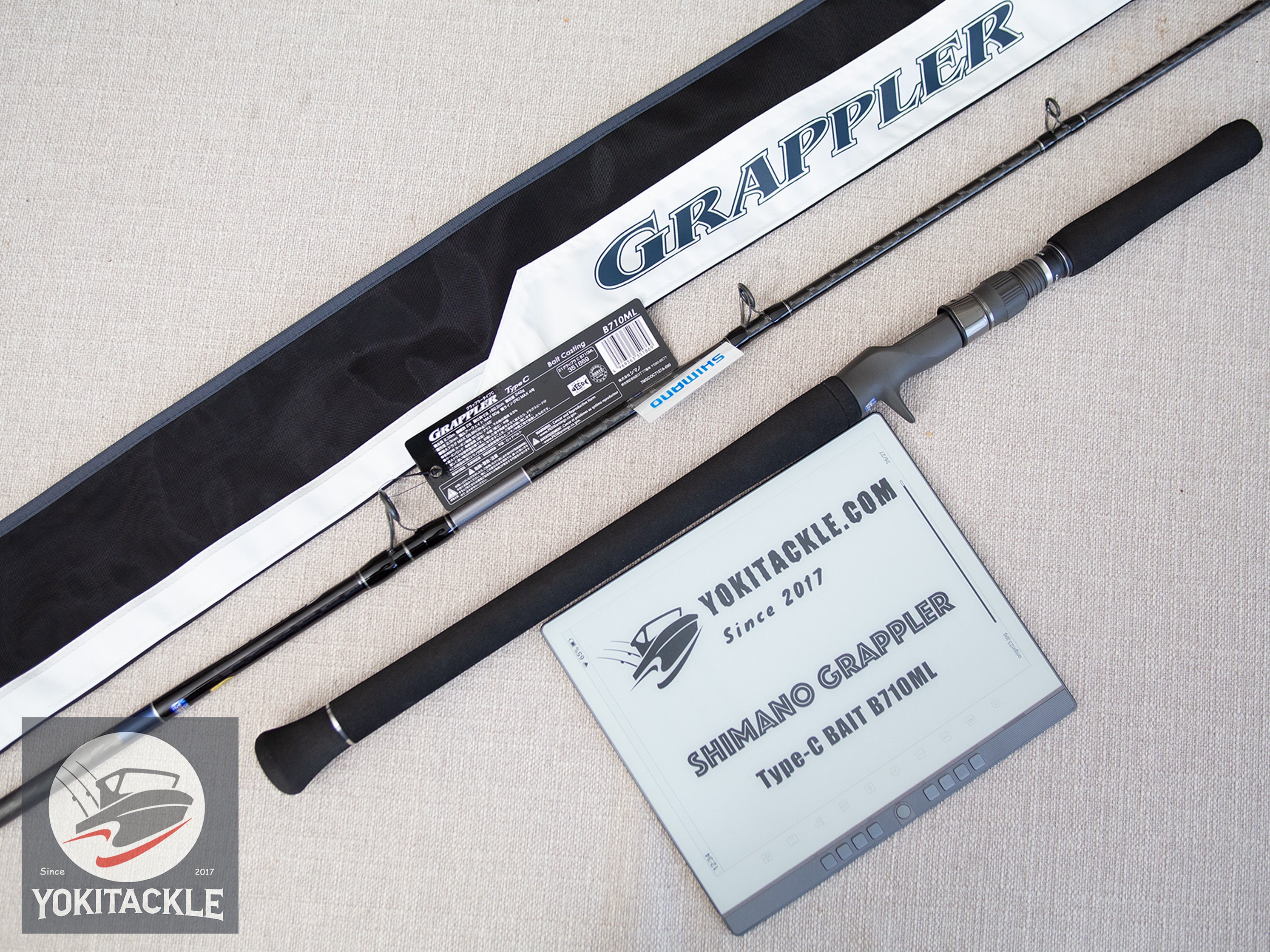 Shimano Grappler Type-C BAIT B710ML Butt Joint Baitcasting Rod