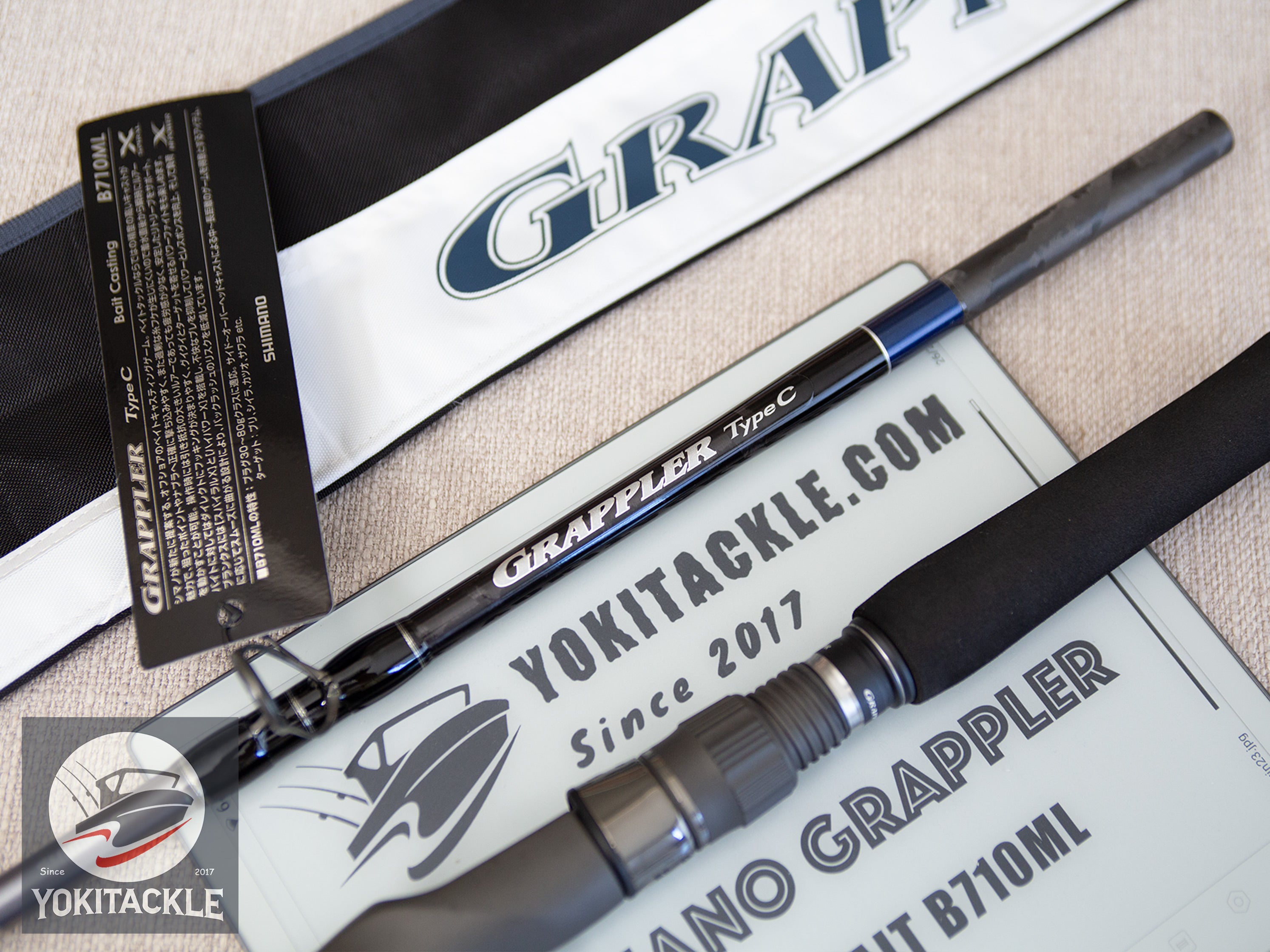 Shimano Grappler Type-C BAIT B710ML Butt Joint Baitcasting Rod