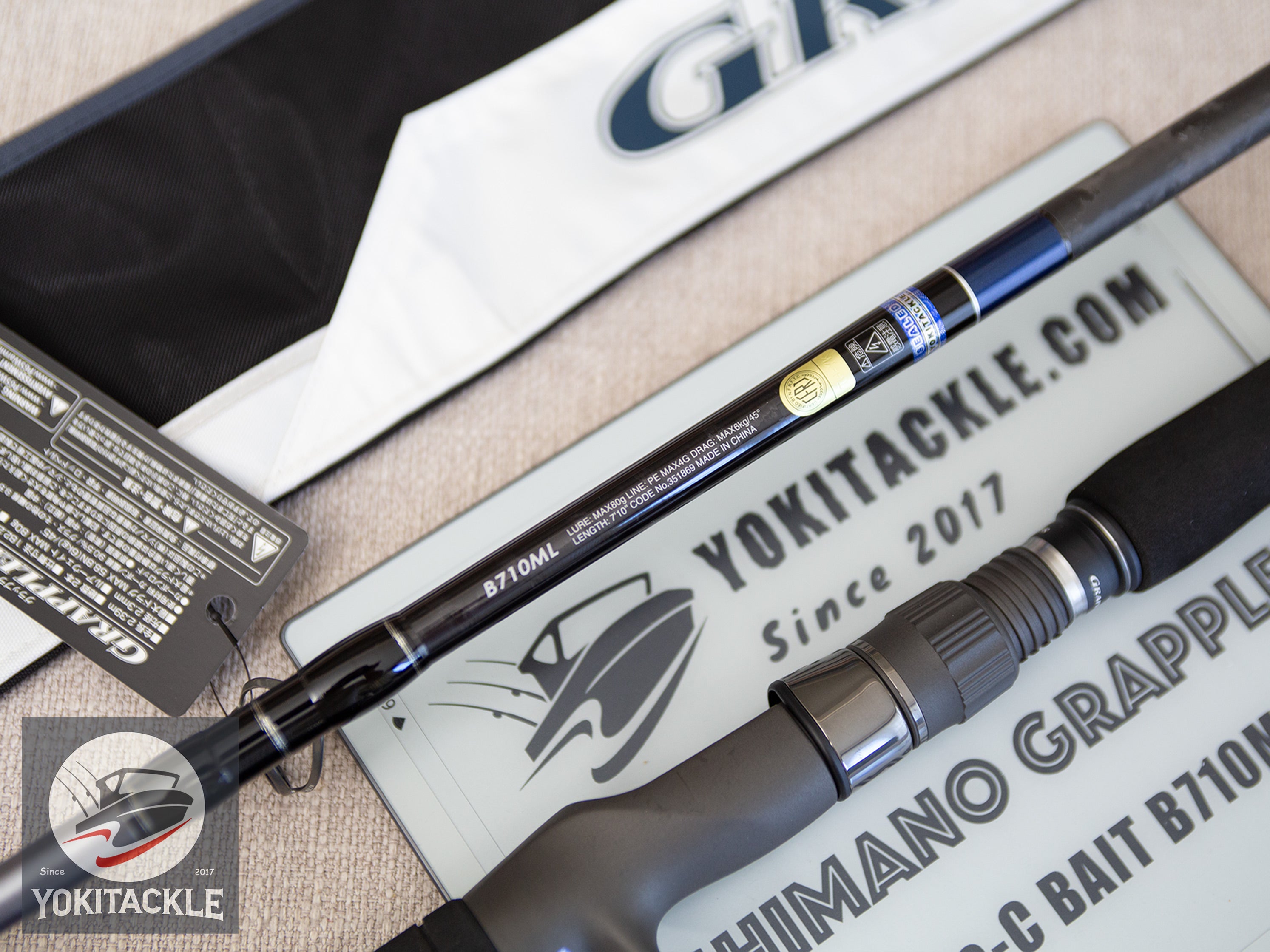 Shimano Grappler Type-C BAIT B710ML Butt Joint Baitcasting Rod