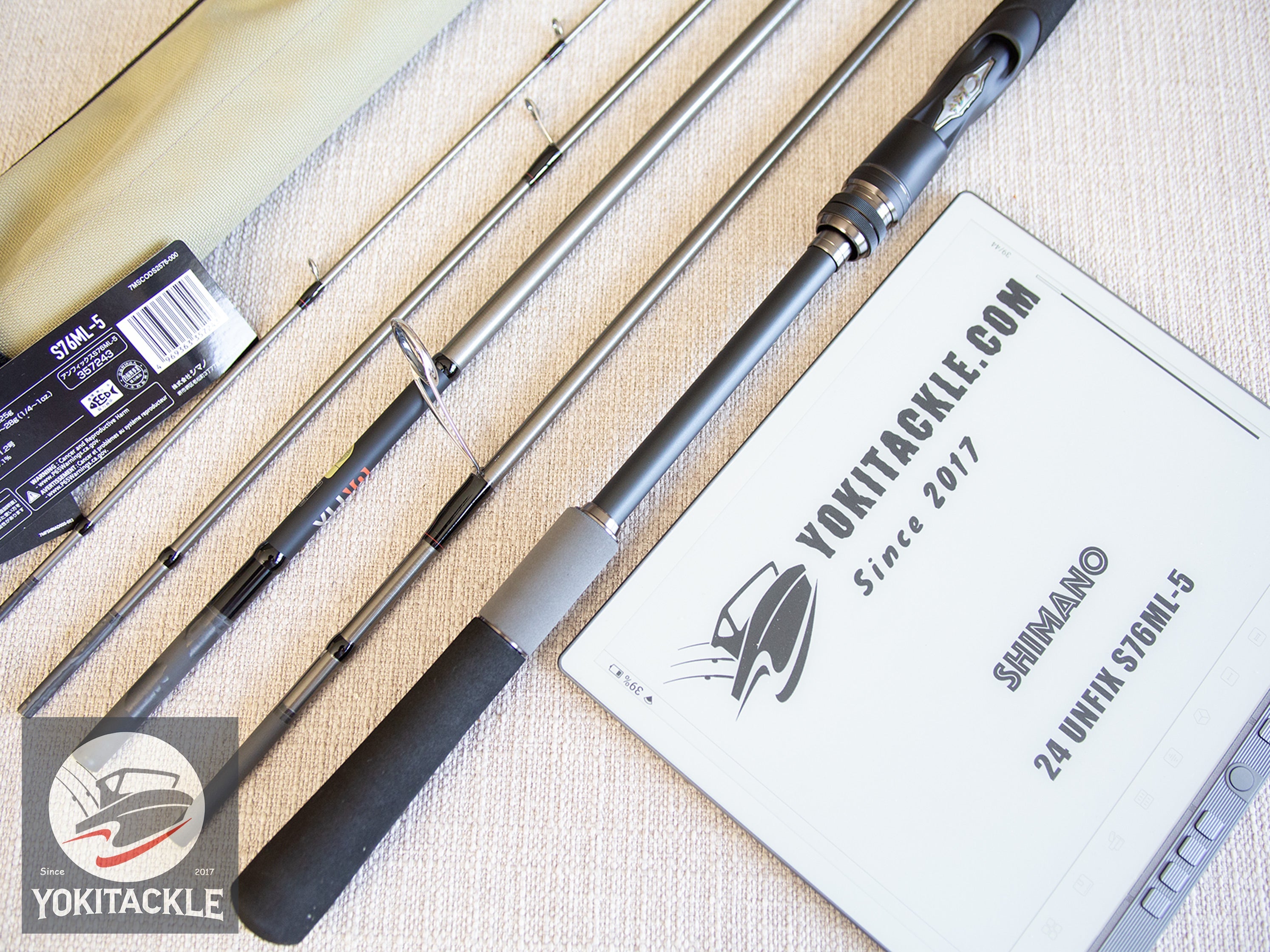 Shimano 24 UNFIX S76ML-5 Spinning Rod