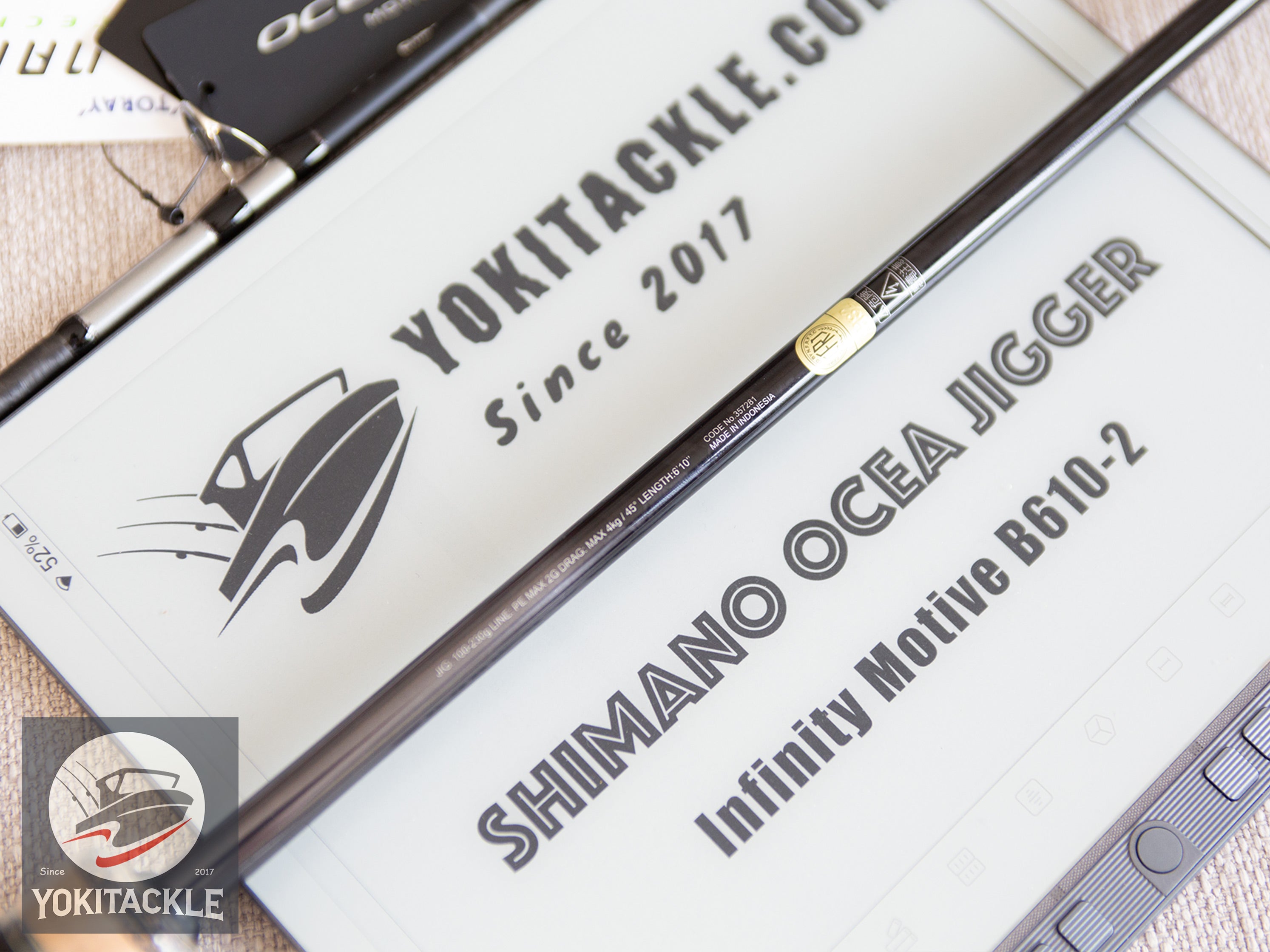 Shimano 24 OCEA JIGGER Infinity Motive B610-2 Baitcasting Rod