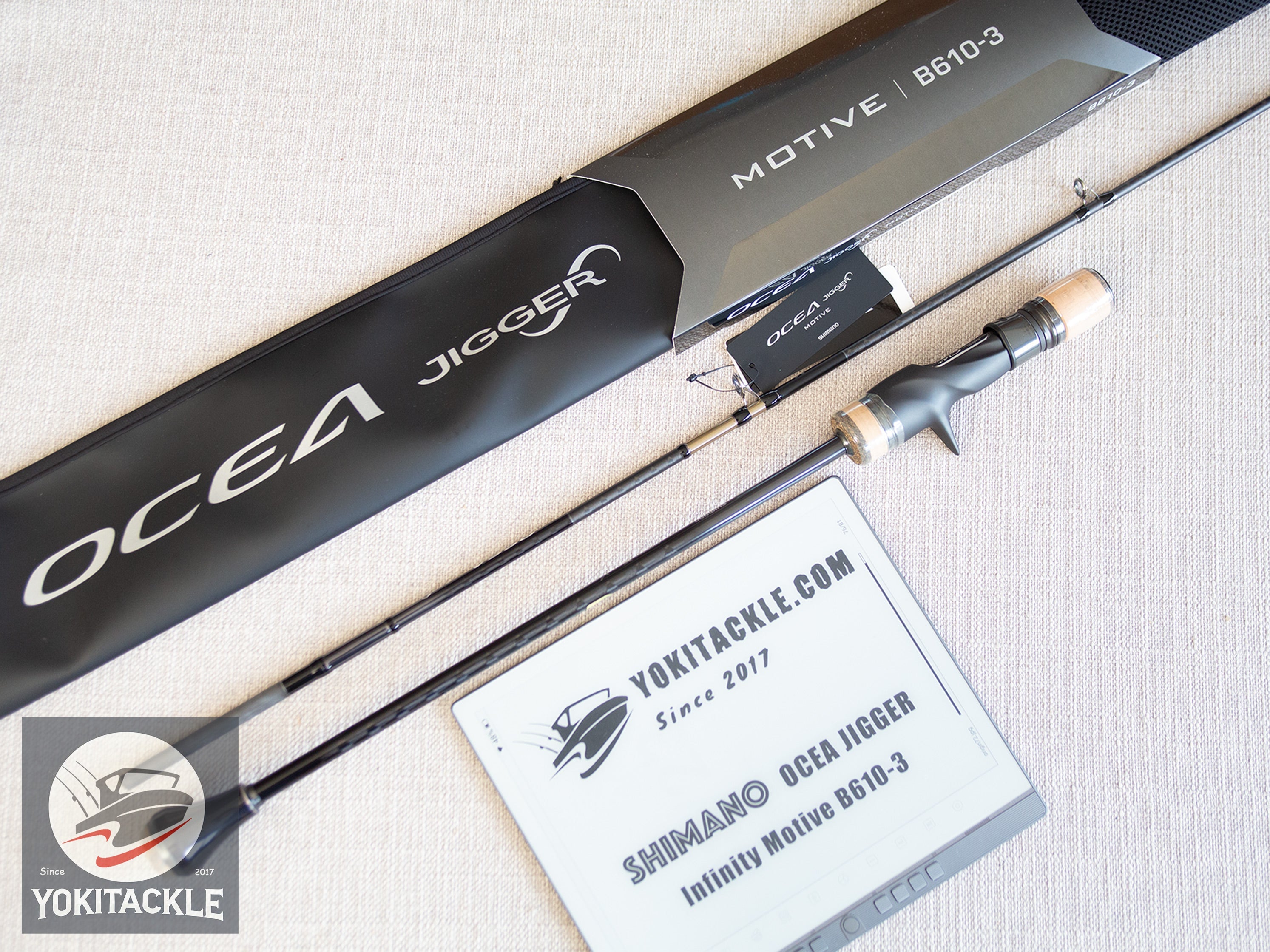 Shimano 24 OCEA JIGGER Infinity Motive B610-3 Baitcasting Rod