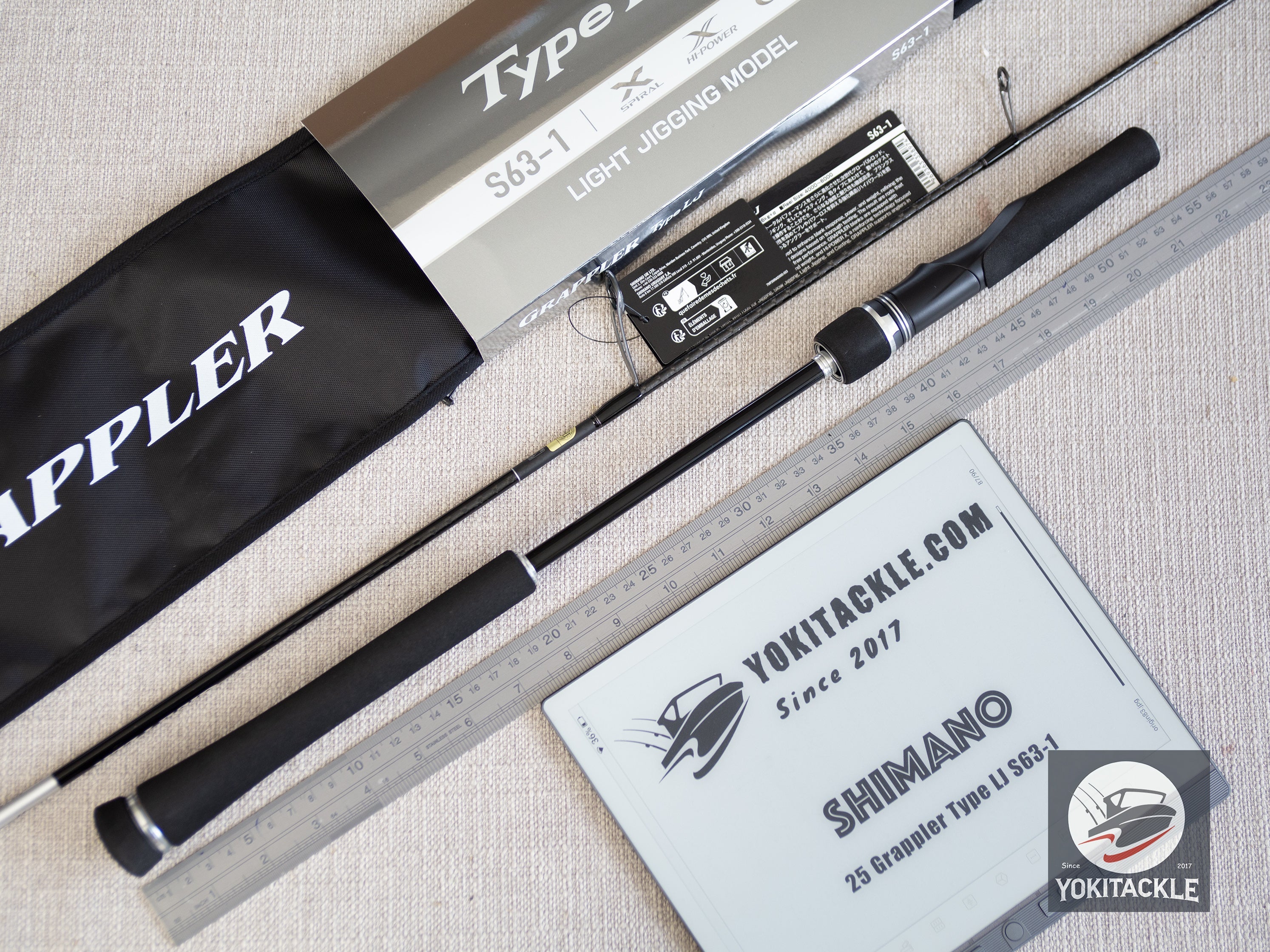 Shimano 25 Grappler Type LJ S63-1 Spinning Rod