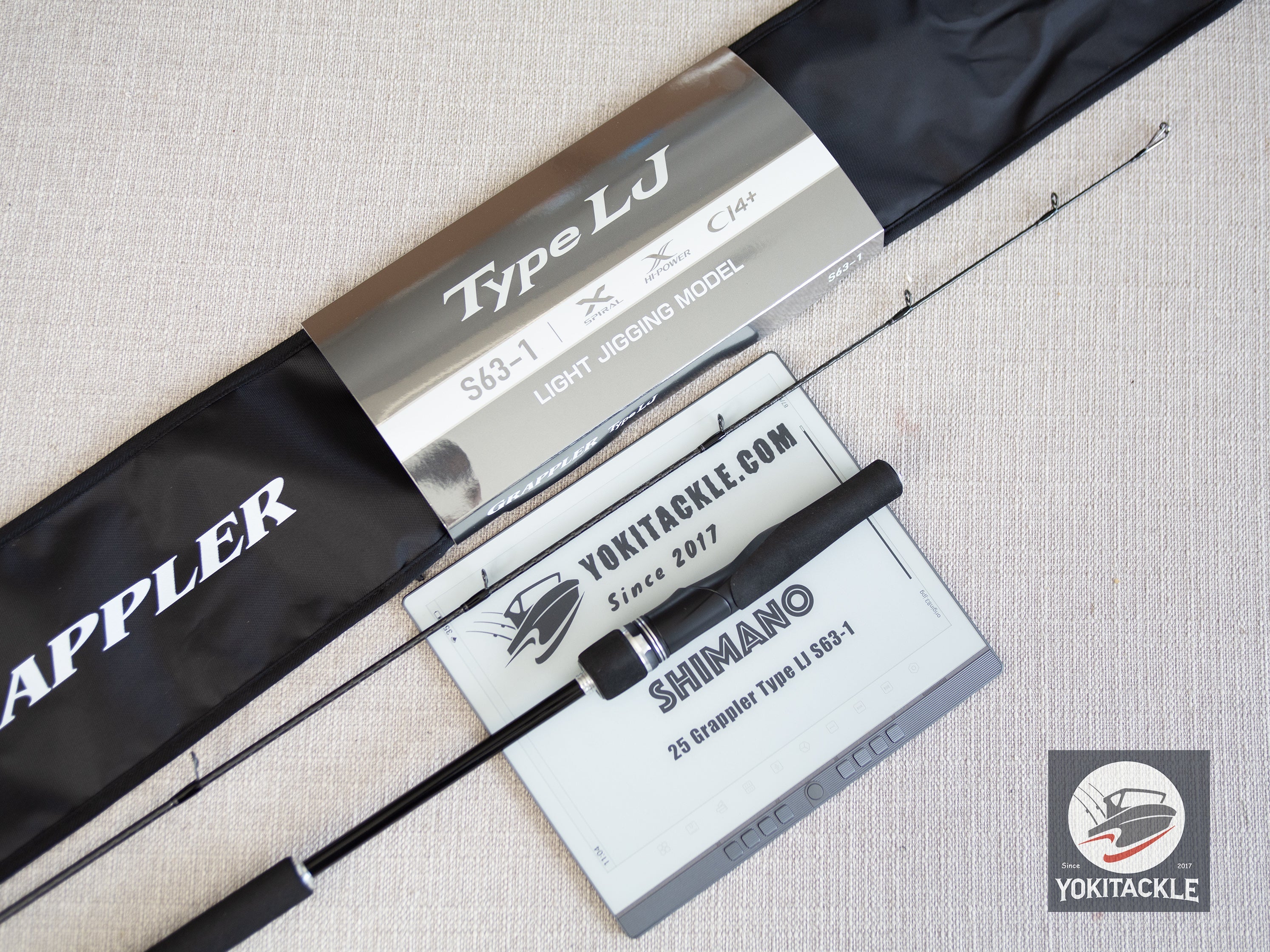 Shimano 25 Grappler Type LJ S63-1 Spinning Rod